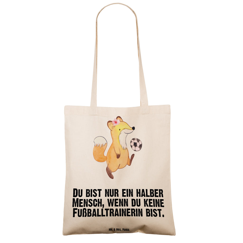 Tragetasche Fußballtrainerin mit Herz Beuteltasche, Beutel, Einkaufstasche, Jutebeutel, Stoffbeutel, Tasche, Shopper, Umhängetasche, Strandtasche, Schultertasche, Stofftasche, Tragetasche, Badetasche, Jutetasche, Einkaufstüte, Laptoptasche, Beruf, Ausbildung, Jubiläum, Abschied, Rente, Kollege, Kollegin, Geschenk, Schenken, Arbeitskollege, Mitarbeiter, Firma, Danke, Dankeschön, Fußballtrainerin, Fußballspiel, Glücksbringer, Verein Fußball