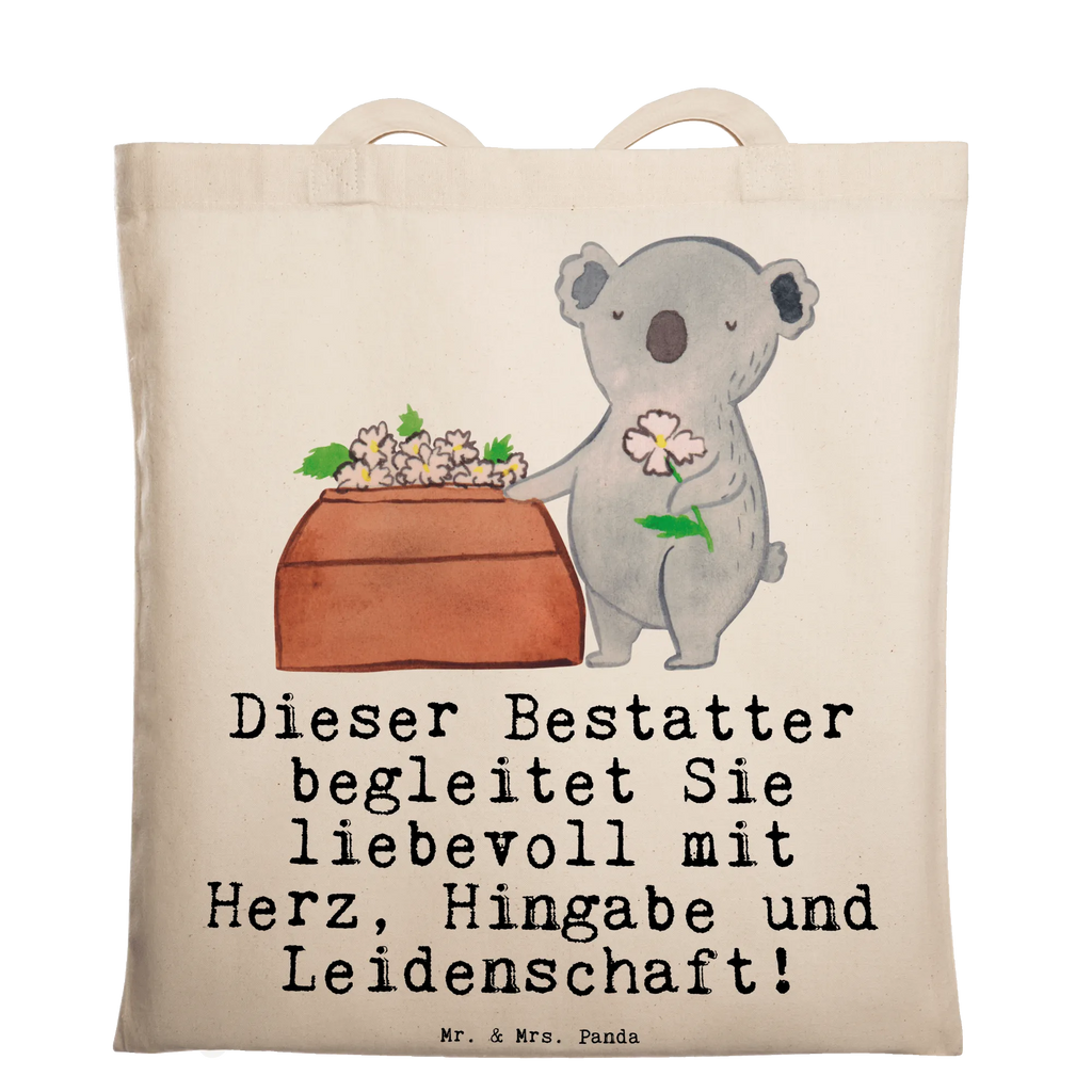 Tragetasche Bestatter mit Herz Beuteltasche, Beutel, Einkaufstasche, Jutebeutel, Stoffbeutel, Tasche, Shopper, Umhängetasche, Strandtasche, Schultertasche, Stofftasche, Tragetasche, Badetasche, Jutetasche, Einkaufstüte, Laptoptasche, Beruf, Ausbildung, Jubiläum, Abschied, Rente, Kollege, Kollegin, Geschenk, Schenken, Arbeitskollege, Mitarbeiter, Firma, Danke, Dankeschön