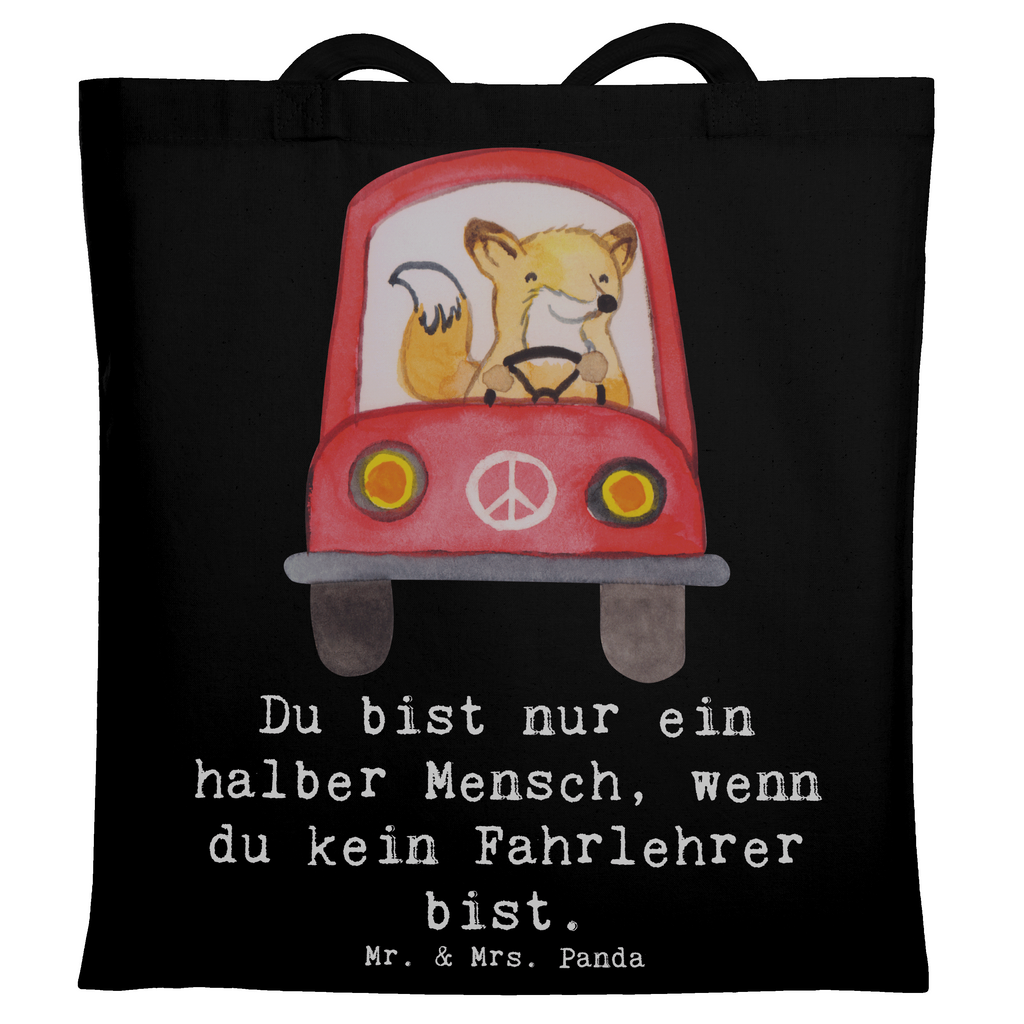 Tragetasche Fahrlehrer mit Herz Beuteltasche, Beutel, Einkaufstasche, Jutebeutel, Stoffbeutel, Tasche, Shopper, Umhängetasche, Strandtasche, Schultertasche, Stofftasche, Tragetasche, Badetasche, Jutetasche, Einkaufstüte, Laptoptasche, Beruf, Ausbildung, Jubiläum, Abschied, Rente, Kollege, Kollegin, Geschenk, Schenken, Arbeitskollege, Mitarbeiter, Firma, Danke, Dankeschön, Fahrlehrer, Fahrschule, Fahrschullehrer