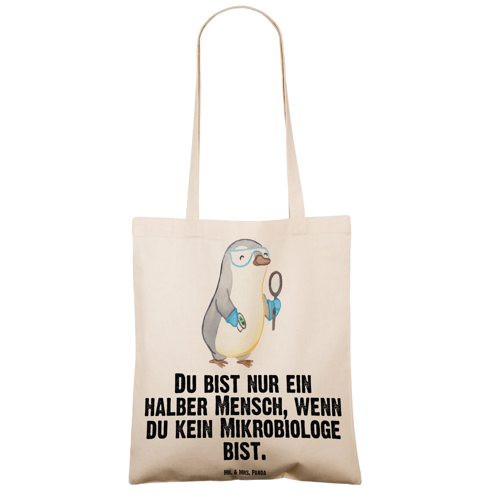 Tragetasche Mikrobiologe mit Herz Beuteltasche, Beutel, Einkaufstasche, Jutebeutel, Stoffbeutel, Tasche, Shopper, Umhängetasche, Strandtasche, Schultertasche, Stofftasche, Tragetasche, Badetasche, Jutetasche, Einkaufstüte, Laptoptasche, Beruf, Ausbildung, Jubiläum, Abschied, Rente, Kollege, Kollegin, Geschenk, Schenken, Arbeitskollege, Mitarbeiter, Firma, Danke, Dankeschön, Mikrobiologe, Naturwissenschaftler, Labor, Forschung