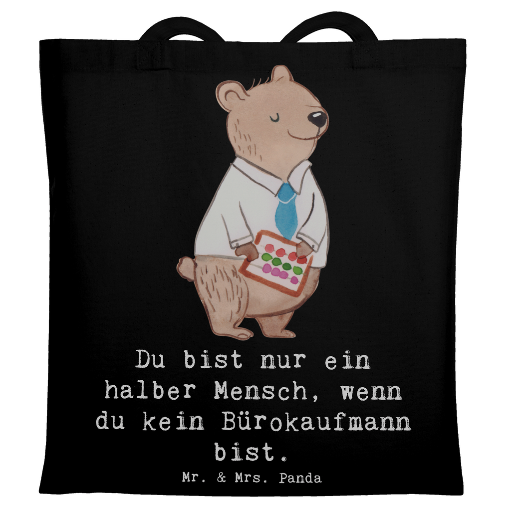 Tragetasche Bürokaufmann mit Herz Beuteltasche, Beutel, Einkaufstasche, Jutebeutel, Stoffbeutel, Tasche, Shopper, Umhängetasche, Strandtasche, Schultertasche, Stofftasche, Tragetasche, Badetasche, Jutetasche, Einkaufstüte, Laptoptasche, Beruf, Ausbildung, Jubiläum, Abschied, Rente, Kollege, Kollegin, Geschenk, Schenken, Arbeitskollege, Mitarbeiter, Firma, Danke, Dankeschön, Bürokaufmann, Kaufmann für Büromanagement