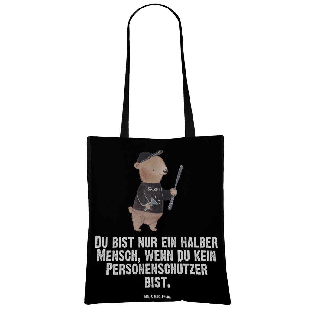 Tragetasche Personenschützer mit Herz Beuteltasche, Beutel, Einkaufstasche, Jutebeutel, Stoffbeutel, Tasche, Shopper, Umhängetasche, Strandtasche, Schultertasche, Stofftasche, Tragetasche, Badetasche, Jutetasche, Einkaufstüte, Laptoptasche, Beruf, Ausbildung, Jubiläum, Abschied, Rente, Kollege, Kollegin, Geschenk, Schenken, Arbeitskollege, Mitarbeiter, Firma, Danke, Dankeschön, Bodyguard, Personenschützer