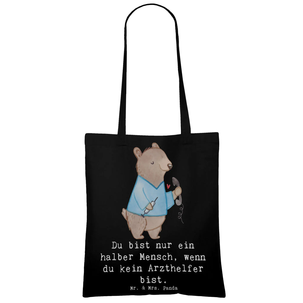 Tragetasche Arzthelfer mit Herz Beuteltasche, Beutel, Einkaufstasche, Jutebeutel, Stoffbeutel, Tasche, Shopper, Umhängetasche, Strandtasche, Schultertasche, Stofftasche, Tragetasche, Badetasche, Jutetasche, Einkaufstüte, Laptoptasche, Beruf, Ausbildung, Jubiläum, Abschied, Rente, Kollege, Kollegin, Geschenk, Schenken, Arbeitskollege, Mitarbeiter, Firma, Danke, Dankeschön, Arzthelfer, Medizinischer Fachangestellter