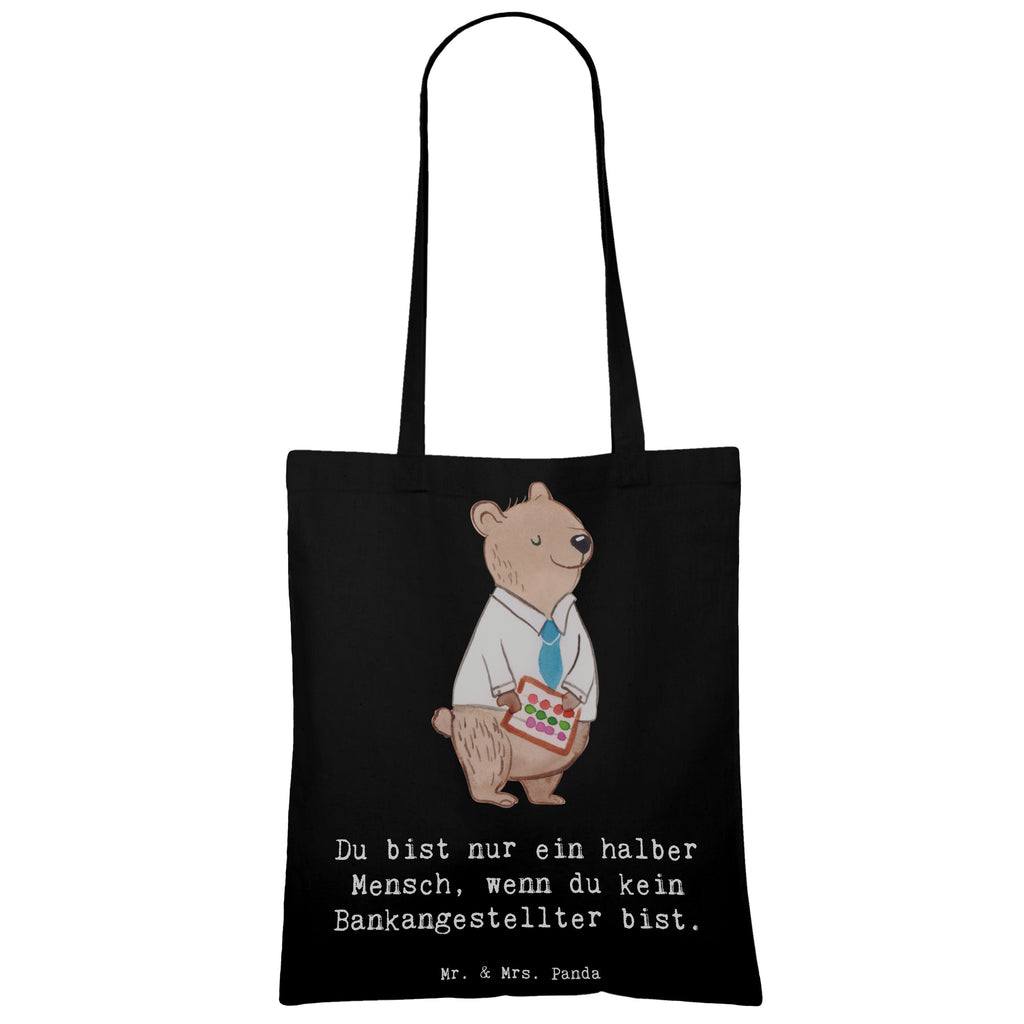 Tragetasche Bankangestellter mit Herz Beuteltasche, Beutel, Einkaufstasche, Jutebeutel, Stoffbeutel, Tasche, Shopper, Umhängetasche, Strandtasche, Schultertasche, Stofftasche, Tragetasche, Badetasche, Jutetasche, Einkaufstüte, Laptoptasche, Beruf, Ausbildung, Jubiläum, Abschied, Rente, Kollege, Kollegin, Geschenk, Schenken, Arbeitskollege, Mitarbeiter, Firma, Danke, Dankeschön, Bankangestellter, Bankfachmann, Bänker, Bankberater