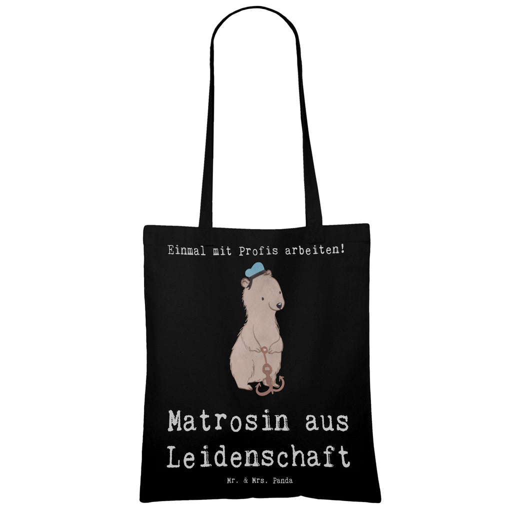 Tragetasche Matrosin aus Leidenschaft Beuteltasche, Beutel, Einkaufstasche, Jutebeutel, Stoffbeutel, Tasche, Shopper, Umhängetasche, Strandtasche, Schultertasche, Stofftasche, Tragetasche, Badetasche, Jutetasche, Einkaufstüte, Laptoptasche, Beruf, Ausbildung, Jubiläum, Abschied, Rente, Kollege, Kollegin, Geschenk, Schenken, Arbeitskollege, Mitarbeiter, Firma, Danke, Dankeschön, Matrosin, Seeleute, Schiff, Schiffsmechanikerin