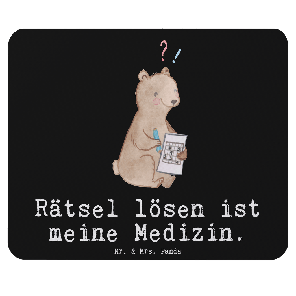 Mauspad Bär Rätsel lösen Medizin Mousepad, Computer zubehör, Büroausstattung, PC Zubehör, Arbeitszimmer, Mauspad, Einzigartiges Mauspad, Designer Mauspad, Mausunterlage, Mauspad Büro, Geschenk, Sport, Sportart, Hobby, Schenken, Danke, Dankeschön, Auszeichnung, Gewinn, Sportler, Rätsel lösen, Kreuzworträtsel lösen, Knobeln, Gedächtnistraining, Gedächtnissport