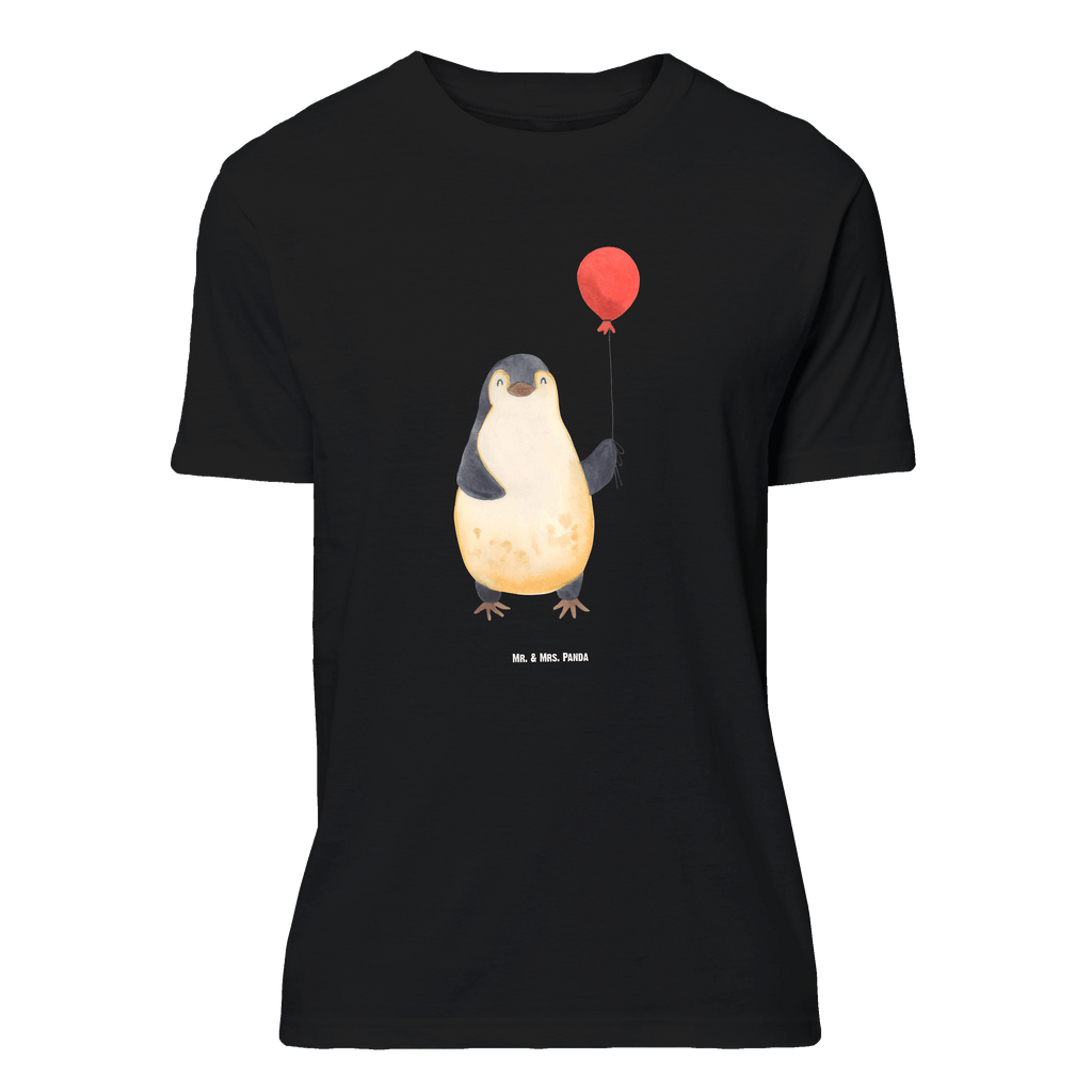 T-Shirt Standard Pinguin Luftballon T-Shirt, Shirt, Tshirt, Lustiges T-Shirt, T-Shirt mit Spruch, Party, Junggesellenabschied, Jubiläum, Geburstag, Herrn, Damen, Männer, Frauen, Schlafshirt, Nachthemd, Sprüche, Pinguin, Pinguine, Luftballon, Tagträume, Lebenslust, Geschenk Freundin, Geschenkidee, beste Freundin, Motivation, Neustart, neues Leben, Liebe, Glück