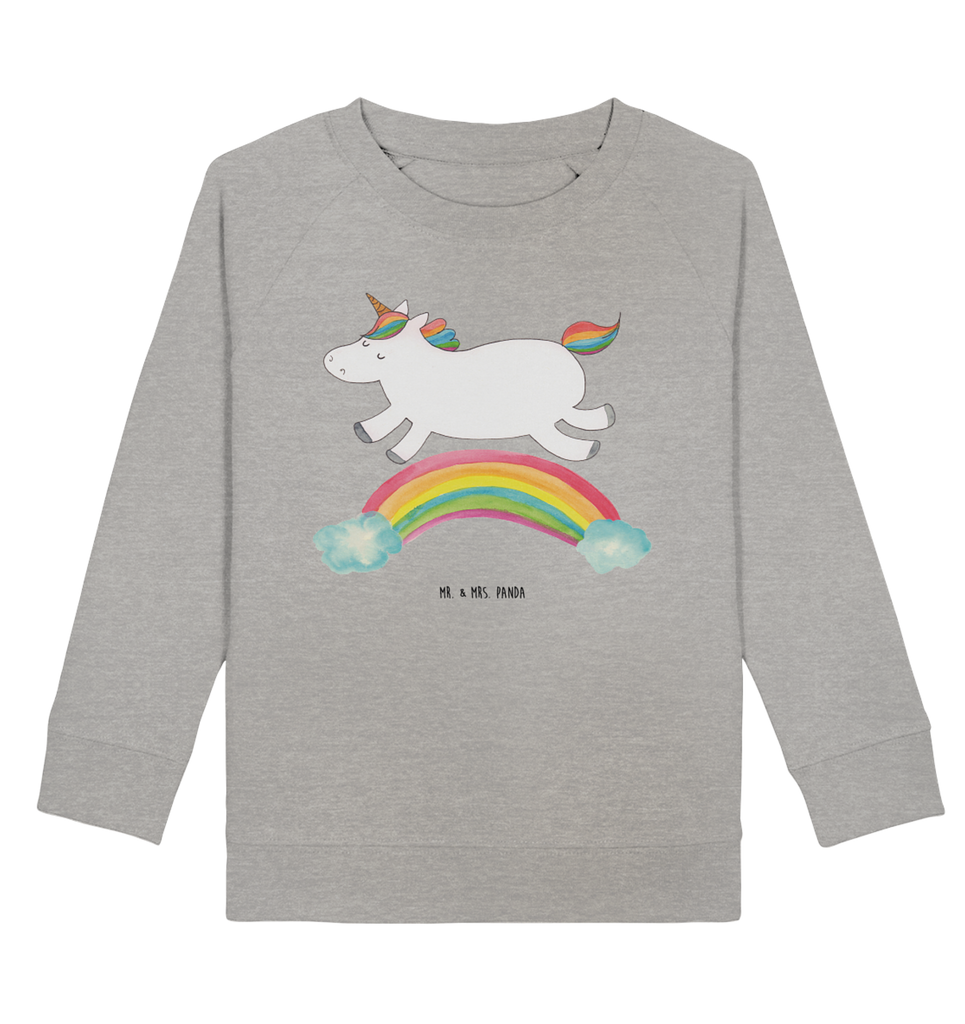 Organic Kinder Pullover Einhorn Regenbogen Kinder Pullover, Kinder Sweatshirt, Jungen, Mädchen, Einhorn, Einhörner, Einhorn Deko, Pegasus, Unicorn, Regenbogen, Glitzer, Einhornpower, Erwachsenwerden, Einhornautobahn