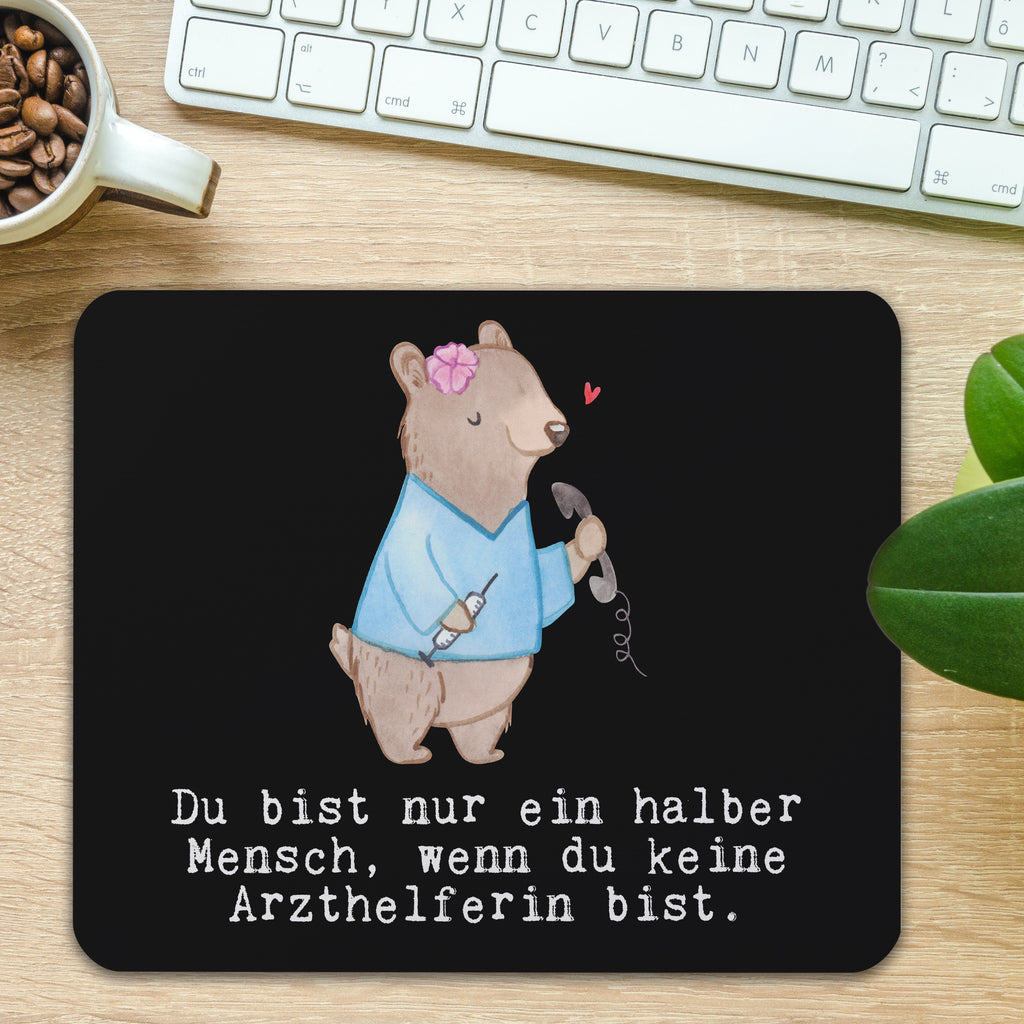 Mauspad Arzthelferin mit Herz Mousepad, Computer zubehör, Büroausstattung, PC Zubehör, Arbeitszimmer, Mauspad, Einzigartiges Mauspad, Designer Mauspad, Mausunterlage, Mauspad Büro, Beruf, Ausbildung, Jubiläum, Abschied, Rente, Kollege, Kollegin, Geschenk, Schenken, Arbeitskollege, Mitarbeiter, Firma, Danke, Dankeschön, Arzthelferin, Medizinische Fachangestellte