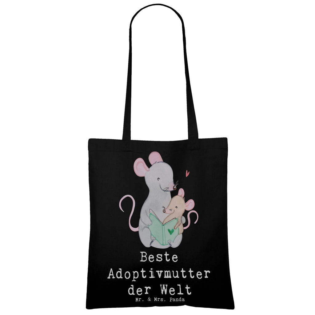 Tragetasche Maus Beste Adoptivmutter der Welt Beuteltasche, Beutel, Einkaufstasche, Jutebeutel, Stoffbeutel, Tasche, Shopper, Umhängetasche, Strandtasche, Schultertasche, Stofftasche, Tragetasche, Badetasche, Jutetasche, Einkaufstüte, Laptoptasche, für, Dankeschön, Geschenk, Schenken, Geburtstag, Geburtstagsgeschenk, Geschenkidee, Danke, Bedanken, Mitbringsel, Freude machen, Geschenktipp, Adoptivmutter, Adoptivmama, adoptiert, Mama, Mami, Mutter, Muttertag, Mutti, Ma, Tochter, Sohn, Beste Mama, Beste, Supermama