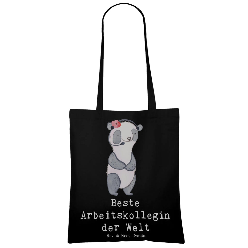 Tragetasche Panda Beste Arbeitskollegin der Welt Beuteltasche, Beutel, Einkaufstasche, Jutebeutel, Stoffbeutel, Tasche, Shopper, Umhängetasche, Strandtasche, Schultertasche, Stofftasche, Tragetasche, Badetasche, Jutetasche, Einkaufstüte, Laptoptasche, für, Dankeschön, Geschenk, Schenken, Geburtstag, Geburtstagsgeschenk, Geschenkidee, Danke, Bedanken, Mitbringsel, Freude machen, Geschenktipp, Arbeitskollegin, Kollegin, Freundin, Büro, Abschiedsgeschenk, Ruhestand, Arbeit, Mitarbeiterin, Berufsgenossin, Beruf