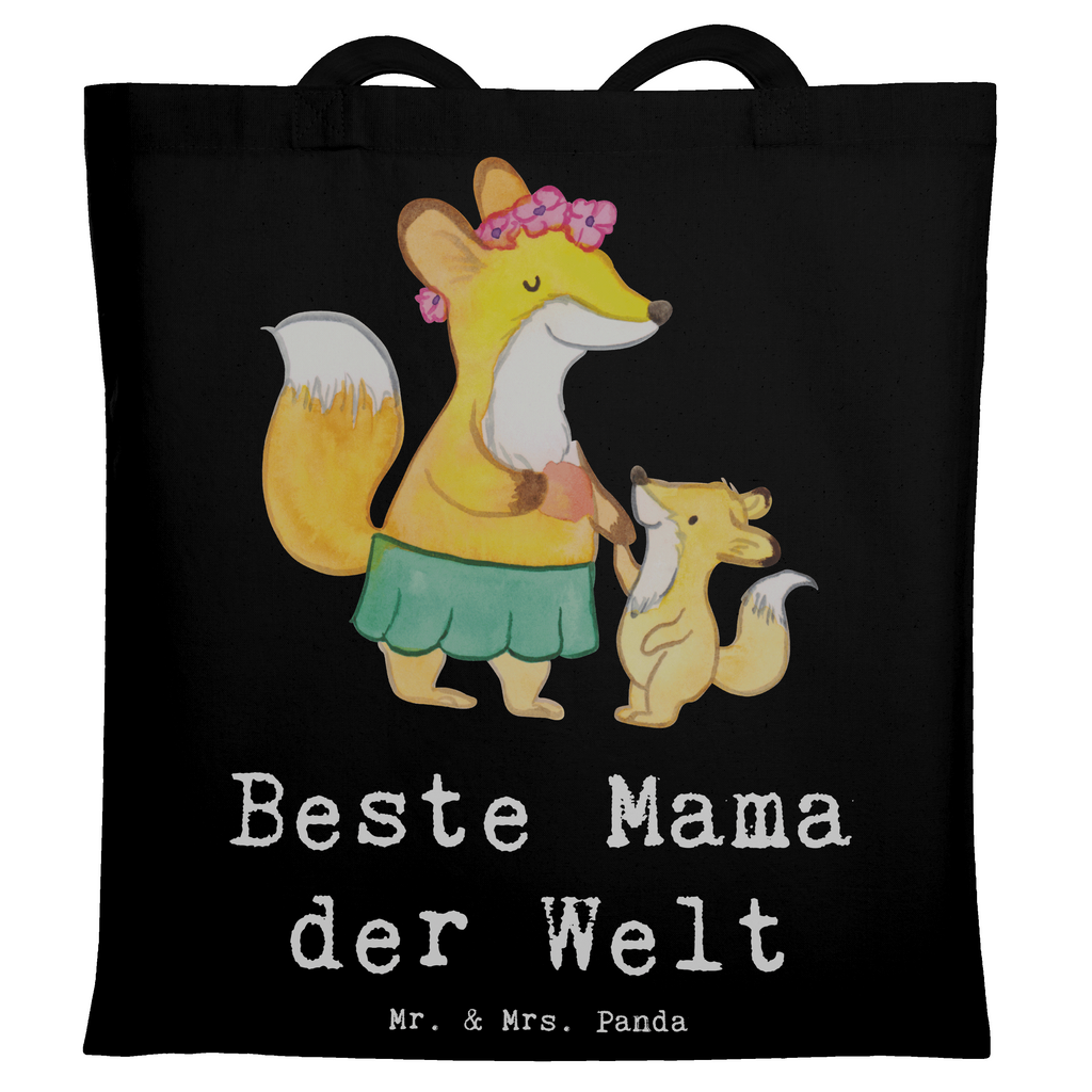 Tragetasche Fuchs Beste Mama der Welt Beuteltasche, Beutel, Einkaufstasche, Jutebeutel, Stoffbeutel, Tasche, Shopper, Umhängetasche, Strandtasche, Schultertasche, Stofftasche, Tragetasche, Badetasche, Jutetasche, Einkaufstüte, Laptoptasche, für, Dankeschön, Geschenk, Schenken, Geburtstag, Geburtstagsgeschenk, Geschenkidee, Danke, Bedanken, Mitbringsel, Freude machen, Geschenktipp, Mama, Mami, Mutter, Muttertag, Mutti, Ma, Tochter, Sohn, Beste Mama, Beste, Supermama