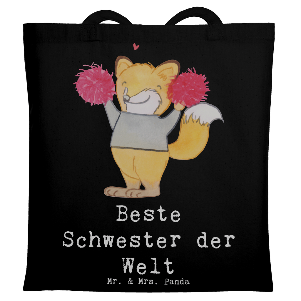 Tragetasche Fuchs Beste Schwester der Welt Beuteltasche, Beutel, Einkaufstasche, Jutebeutel, Stoffbeutel, Tasche, Shopper, Umhängetasche, Strandtasche, Schultertasche, Stofftasche, Tragetasche, Badetasche, Jutetasche, Einkaufstüte, Laptoptasche, für, Dankeschön, Geschenk, Schenken, Geburtstag, Geburtstagsgeschenk, Geschenkidee, Danke, Bedanken, Mitbringsel, Freude machen, Geschenktipp, Schwester, Geschwister, Schwesterherz, Sister, Familie, Kleinigkeit, Beste, Tochter