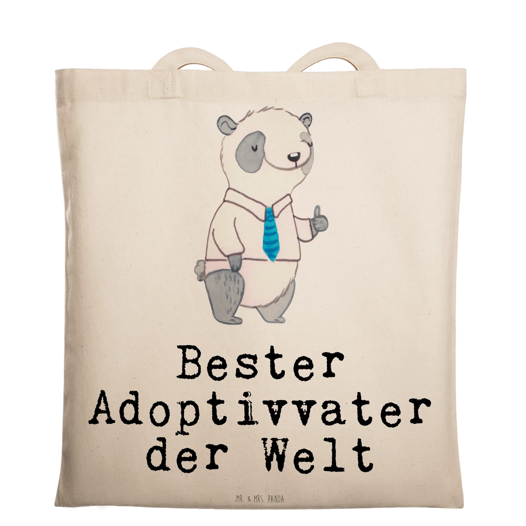 Tragetasche Panda Bester Adoptivvater der Welt Beuteltasche, Beutel, Einkaufstasche, Jutebeutel, Stoffbeutel, Tasche, Shopper, Umhängetasche, Strandtasche, Schultertasche, Stofftasche, Tragetasche, Badetasche, Jutetasche, Einkaufstüte, Laptoptasche, für, Dankeschön, Geschenk, Schenken, Geburtstag, Geburtstagsgeschenk, Geschenkidee, Danke, Bedanken, Mitbringsel, Freude machen, Geschenktipp, Adoptiv vater, Adoption, adoptiert, Adoptivvater