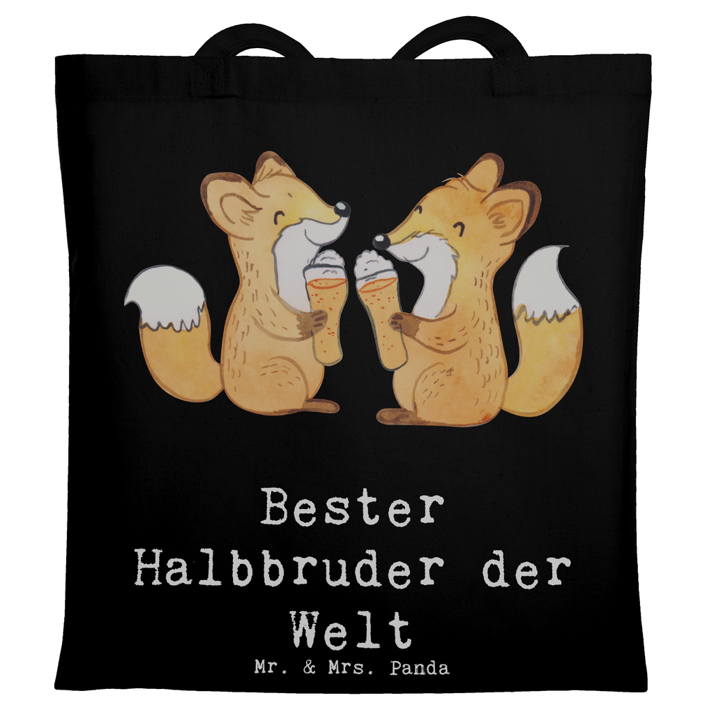 Tragetasche Fuchs Bester Halbbruder der Welt Beuteltasche, Beutel, Einkaufstasche, Jutebeutel, Stoffbeutel, Tasche, Shopper, Umhängetasche, Strandtasche, Schultertasche, Stofftasche, Tragetasche, Badetasche, Jutetasche, Einkaufstüte, Laptoptasche, für, Dankeschön, Geschenk, Schenken, Geburtstag, Geburtstagsgeschenk, Geschenkidee, Danke, Bedanken, Mitbringsel, Freude machen, Geschenktipp, Halbbruder, Stiefbruder, Stief, Stiefgeschwister, Bruder, Brudi, Geschwister, Bruderherz, Schwester, Familie, Kleinigkeit, Brother, Bester, Sohn