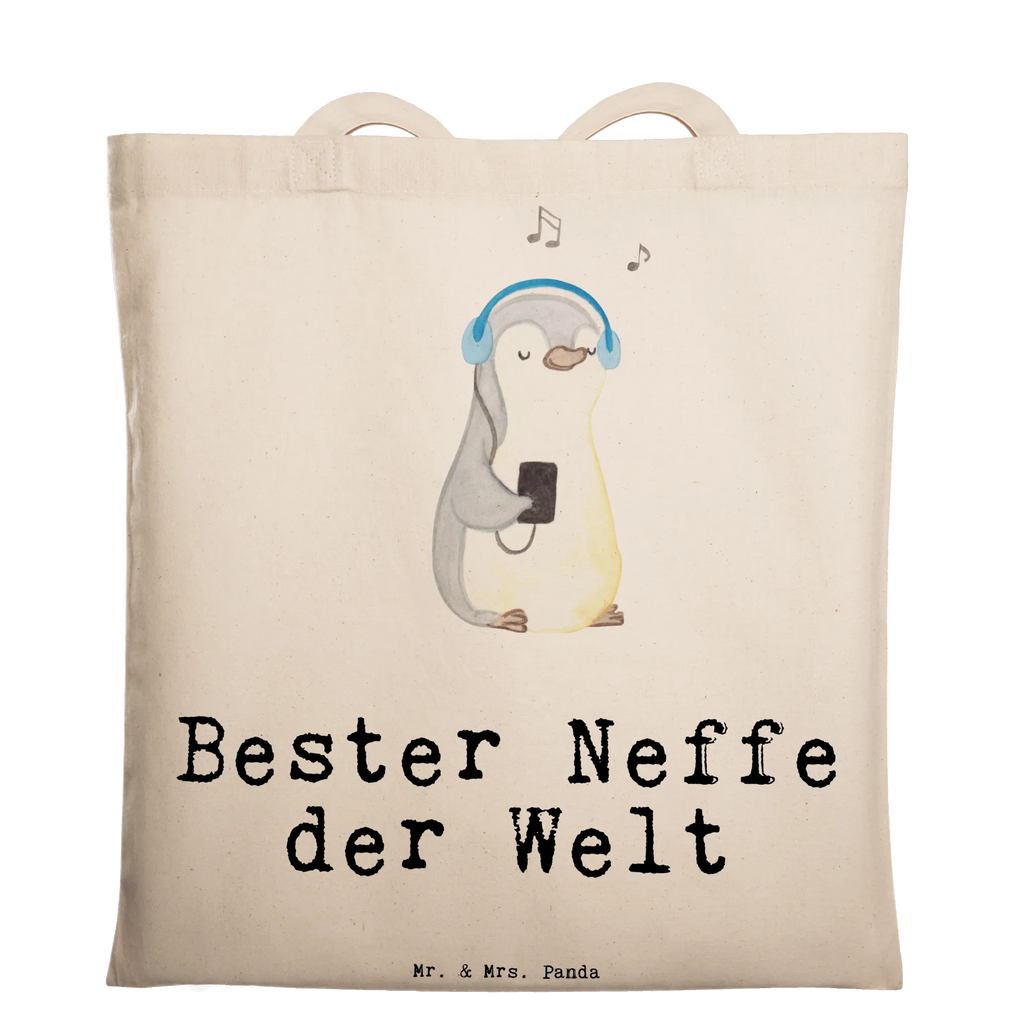 Tragetasche Pinguin Bester Neffe der Welt Beuteltasche, Beutel, Einkaufstasche, Jutebeutel, Stoffbeutel, Tasche, Shopper, Umhängetasche, Strandtasche, Schultertasche, Stofftasche, Tragetasche, Badetasche, Jutetasche, Einkaufstüte, Laptoptasche, für, Dankeschön, Geschenk, Schenken, Geburtstag, Geburtstagsgeschenk, Geschenkidee, Danke, Bedanken, Mitbringsel, Freude machen, Geschenktipp, Neffe, Onkel, Tante, Patentante, Patentonkel, Patenkind, Taufe, Sohn der Schwester, Sohn des Bruders, Bester