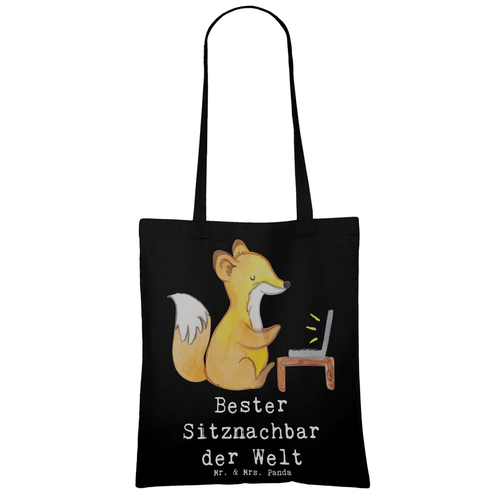 Tragetasche Fuchs Bester Sitznachbar der Welt Beuteltasche, Beutel, Einkaufstasche, Jutebeutel, Stoffbeutel, Tasche, Shopper, Umhängetasche, Strandtasche, Schultertasche, Stofftasche, Tragetasche, Badetasche, Jutetasche, Einkaufstüte, Laptoptasche, für, Dankeschön, Geschenk, Schenken, Geburtstag, Geburtstagsgeschenk, Geschenkidee, Danke, Bedanken, Mitbringsel, Freude machen, Geschenktipp, Sitznachbar, Stuhlnachbar, Nachbar, Uni, Universität, Seminar, Kommilitone, Tischnachbar, Schule, Mitschüler, Mitstudent, Hochschule