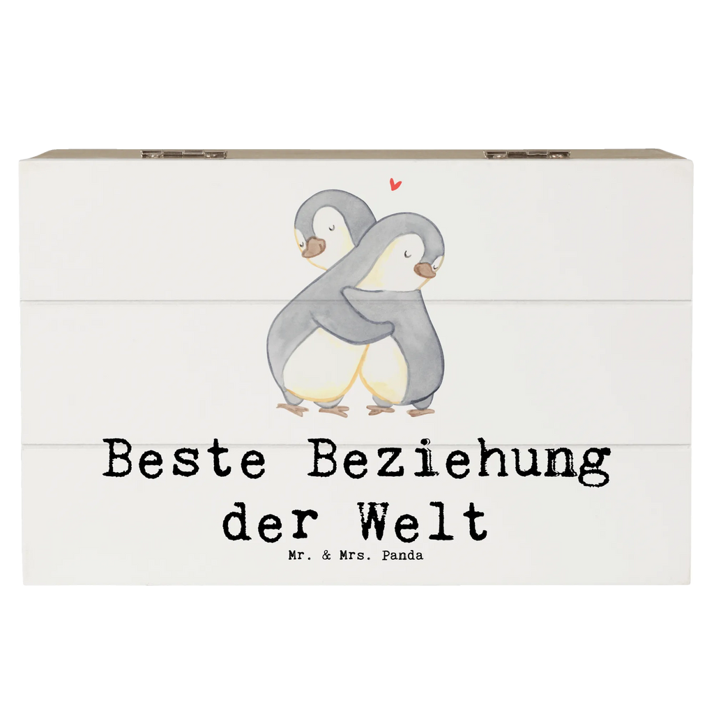 Holzkiste Pinguin Beste Beziehung der Welt Holzkiste, Kiste, Schatzkiste, Truhe, Schatulle, XXL, Erinnerungsbox, Erinnerungskiste, Dekokiste, Aufbewahrungsbox, Geschenkbox, Geschenkdose, für, Dankeschön, Geschenk, Schenken, Geburtstag, Geburtstagsgeschenk, Geschenkidee, Danke, Bedanken, Mitbringsel, Freude machen, Geschenktipp, Beziehung, Zusammen sein, Miteinander gehen, Liebe, Verlieb, Liebesgeschenk