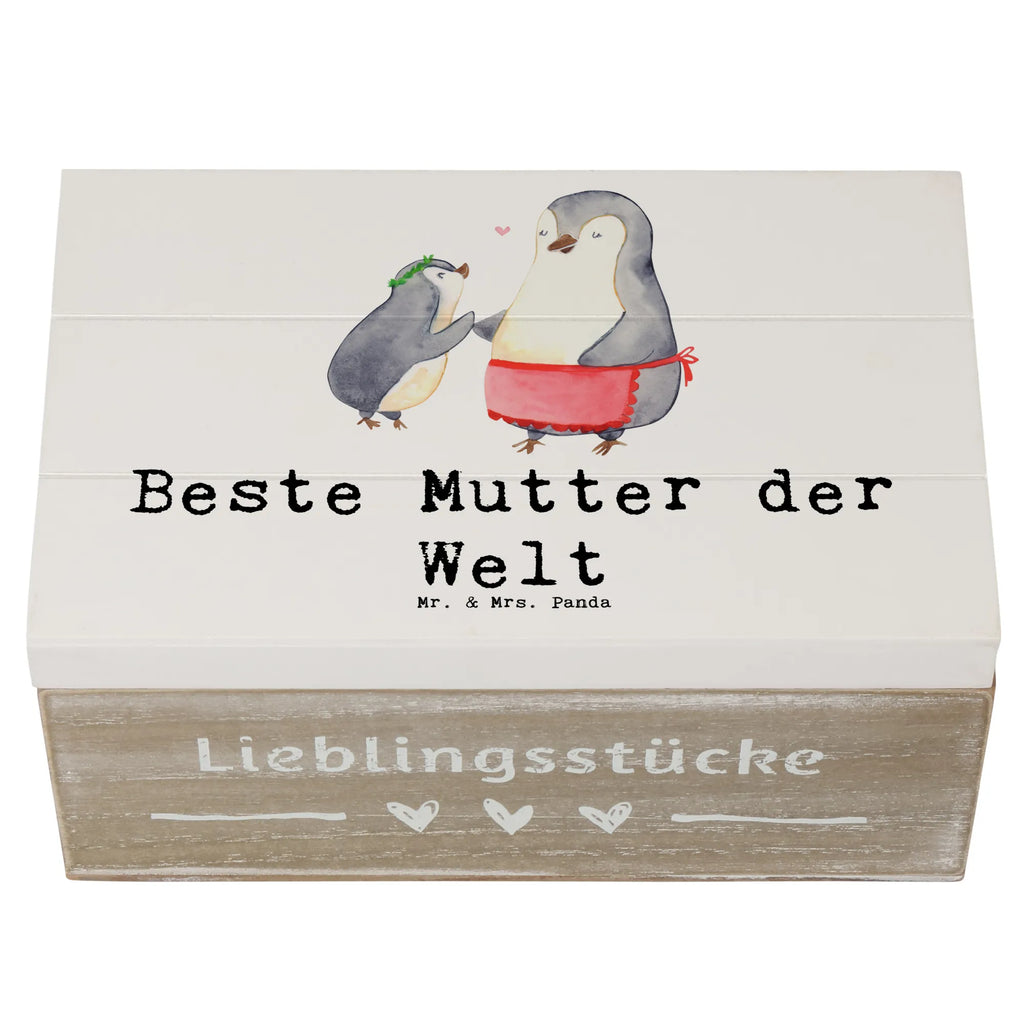 Holzkiste Pinguin Beste Mutter der Welt Holzkiste, Kiste, Schatzkiste, Truhe, Schatulle, XXL, Erinnerungsbox, Erinnerungskiste, Dekokiste, Aufbewahrungsbox, Geschenkbox, Geschenkdose, für, Dankeschön, Geschenk, Schenken, Geburtstag, Geburtstagsgeschenk, Geschenkidee, Danke, Bedanken, Mitbringsel, Freude machen, Geschenktipp, Mama, Mami, Mutter, Muttertag, Mutti, Ma, Tochter, Sohn, Beste Mama, Beste, Supermama