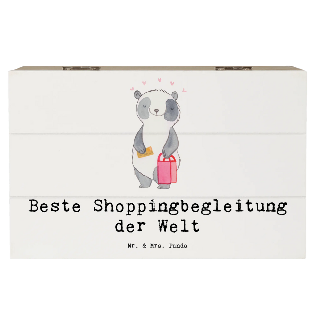 Holzkiste Panda Beste Shoppingbegleitung der Welt Holzkiste, Kiste, Schatzkiste, Truhe, Schatulle, XXL, Erinnerungsbox, Erinnerungskiste, Dekokiste, Aufbewahrungsbox, Geschenkbox, Geschenkdose, für, Dankeschön, Geschenk, Schenken, Geburtstag, Geburtstagsgeschenk, Geschenkidee, Danke, Bedanken, Mitbringsel, Freude machen, Geschenktipp, Shoppingbegleitung, Shoppingpartner, Begleitung, Shoppen, Partner, Freundin, Freund, bff, Shopping, Einkaufen, Shopping-Queen, Queen, Bester