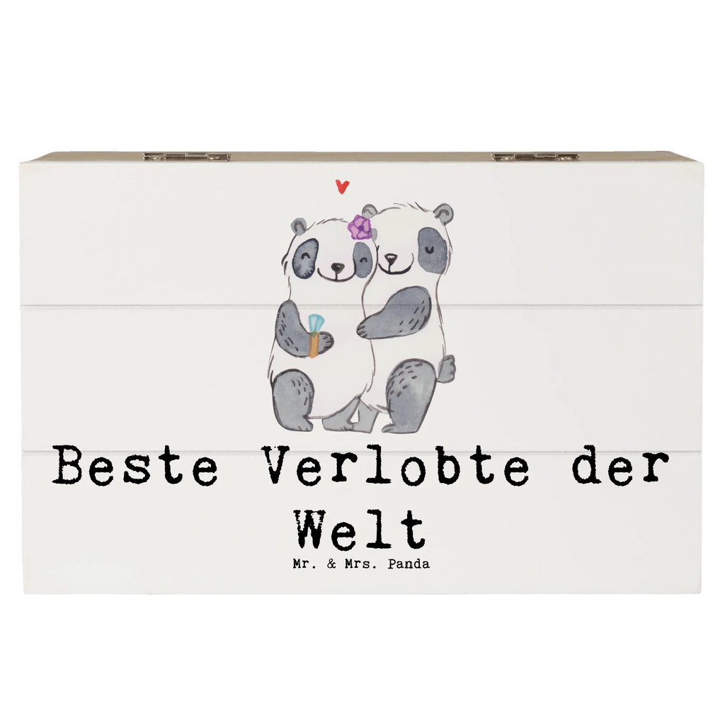 Holzkiste Panda Beste Verlobte der Welt Holzkiste, Kiste, Schatzkiste, Truhe, Schatulle, XXL, Erinnerungsbox, Erinnerungskiste, Dekokiste, Aufbewahrungsbox, Geschenkbox, Geschenkdose, für, Dankeschön, Geschenk, Schenken, Geburtstag, Geburtstagsgeschenk, Geschenkidee, Danke, Bedanken, Mitbringsel, Freude machen, Geschenktipp, Verlobte, Verloben, Verlobung, Traumfrau, Frau, Freundin, Ehefrau, Zukünftige, Hochzeit, Ehe