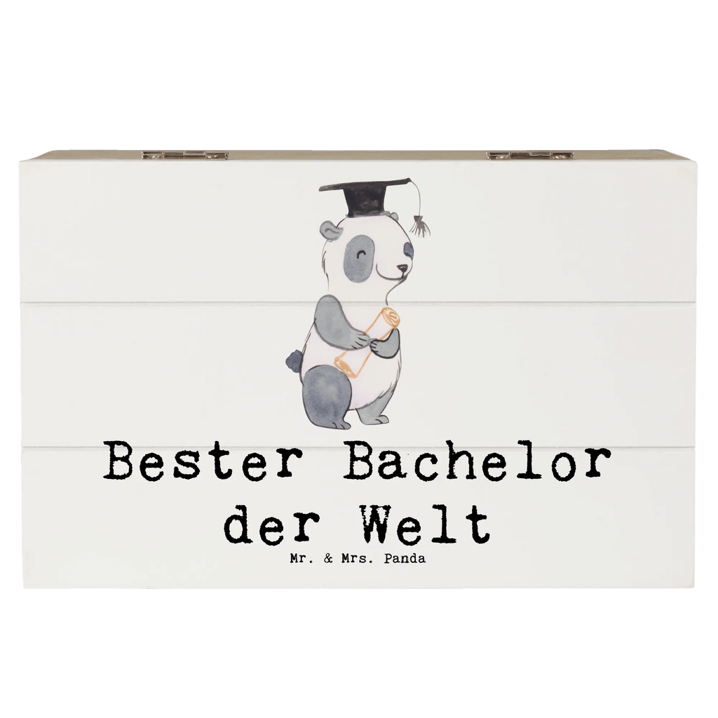 Holzkiste Panda Bester Bachelor der Welt Holzkiste, Kiste, Schatzkiste, Truhe, Schatulle, XXL, Erinnerungsbox, Erinnerungskiste, Dekokiste, Aufbewahrungsbox, Geschenkbox, Geschenkdose, für, Dankeschön, Geschenk, Schenken, Geburtstag, Geburtstagsgeschenk, Geschenkidee, Danke, Bedanken, Mitbringsel, Freude machen, Geschenktipp, Bachelor, Student, Studium, Sohn, Spaß, Musterschüler, lustig, Studienabschluss, witzig, Universität, Abschluss, Alumni, Uni, Studenten, Hochschule