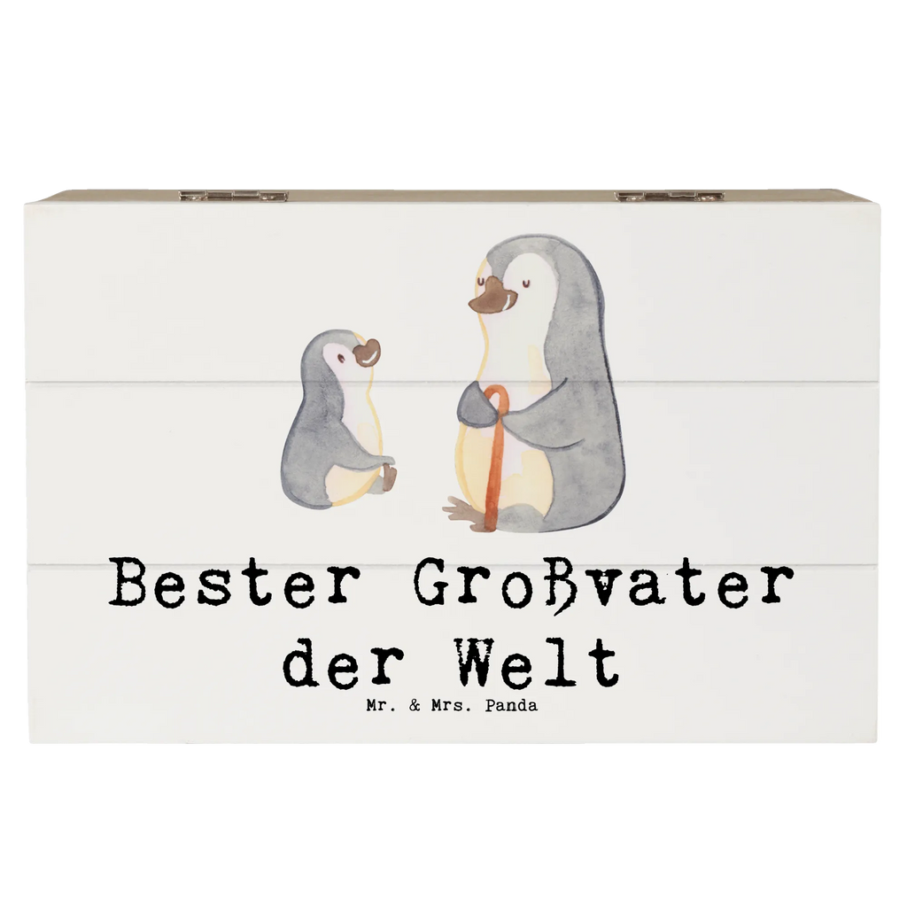 Holzkiste Pinguin Bester Großvater der Welt Holzkiste, Kiste, Schatzkiste, Truhe, Schatulle, XXL, Erinnerungsbox, Erinnerungskiste, Dekokiste, Aufbewahrungsbox, Geschenkbox, Geschenkdose, für, Dankeschön, Geschenk, Schenken, Geburtstag, Geburtstagsgeschenk, Geschenkidee, Danke, Bedanken, Mitbringsel, Freude machen, Geschenktipp, Großvater, Grossvater, Opa, Opi. Großpapa, Großeltern, Enkel, Enkelin, Enkelkind, Kleinigkeit, Oppa, Oppi, Bester