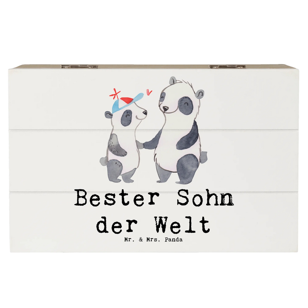 Holzkiste Panda Bester Sohn der Welt Holzkiste, Kiste, Schatzkiste, Truhe, Schatulle, XXL, Erinnerungsbox, Erinnerungskiste, Dekokiste, Aufbewahrungsbox, Geschenkbox, Geschenkdose, für, Dankeschön, Geschenk, Schenken, Geburtstag, Geburtstagsgeschenk, Geschenkidee, Danke, Bedanken, Mitbringsel, Freude machen, Geschenktipp, Sohn, Sohnemann, Söhnchen, Bube, Bub, Nachwuchs, Nachkomme, Kind, Familie, Vater, Belohnung