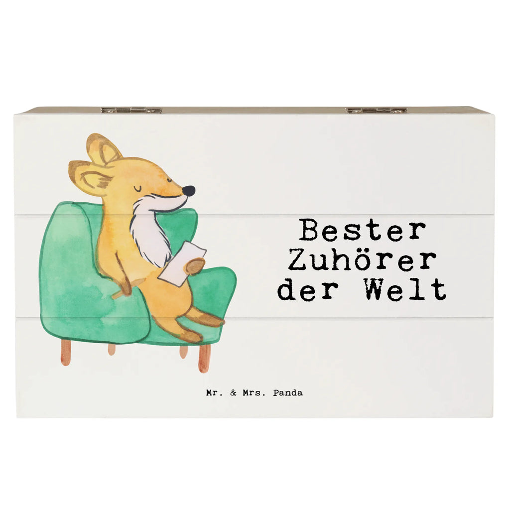 Holzkiste Fuchs Bester Zuhörer der Welt Holzkiste, Kiste, Schatzkiste, Truhe, Schatulle, XXL, Erinnerungsbox, Erinnerungskiste, Dekokiste, Aufbewahrungsbox, Geschenkbox, Geschenkdose, für, Dankeschön, Geschenk, Schenken, Geburtstag, Geburtstagsgeschenk, Geschenkidee, Danke, Bedanken, Mitbringsel, Freude machen, Geschenktipp, Zuhörer, Freund, Freundin, offenes Ohr, Hilfsbereit, Hilfe