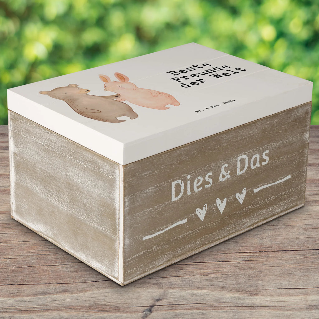 Holzkiste Hase Beste Freunde der Welt Holzkiste, Kiste, Schatzkiste, Truhe, Schatulle, XXL, Erinnerungsbox, Erinnerungskiste, Dekokiste, Aufbewahrungsbox, Geschenkbox, Geschenkdose, für, Dankeschön, Geschenk, Schenken, Geburtstag, Geburtstagsgeschenk, Geschenkidee, Danke, Bedanken, Mitbringsel, Freude machen, Geschenktipp, Freunde, best friends, Freundschaft, Freundin, Freund, Clique, Kumpel, bae, bff