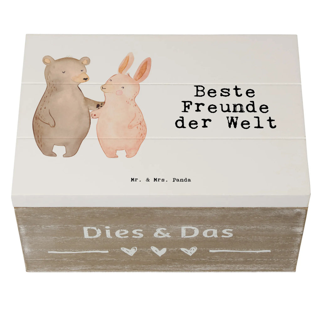 Holzkiste Hase Beste Freunde der Welt Holzkiste, Kiste, Schatzkiste, Truhe, Schatulle, XXL, Erinnerungsbox, Erinnerungskiste, Dekokiste, Aufbewahrungsbox, Geschenkbox, Geschenkdose, für, Dankeschön, Geschenk, Schenken, Geburtstag, Geburtstagsgeschenk, Geschenkidee, Danke, Bedanken, Mitbringsel, Freude machen, Geschenktipp, Freunde, best friends, Freundschaft, Freundin, Freund, Clique, Kumpel, bae, bff