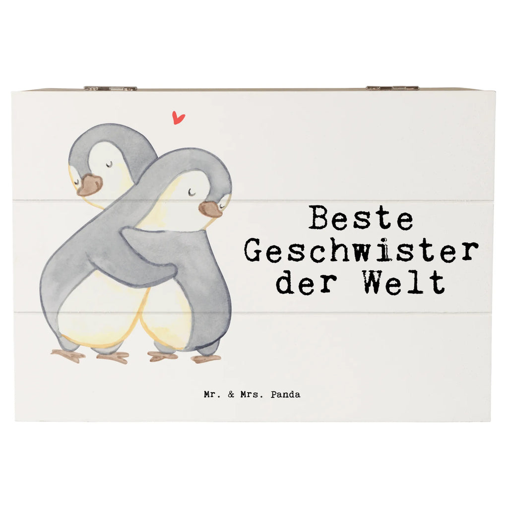 Holzkiste Pinguin Beste Geschwister der Welt Holzkiste, Kiste, Schatzkiste, Truhe, Schatulle, XXL, Erinnerungsbox, Erinnerungskiste, Dekokiste, Aufbewahrungsbox, Geschenkbox, Geschenkdose, für, Dankeschön, Geschenk, Schenken, Geburtstag, Geburtstagsgeschenk, Geschenkidee, Danke, Bedanken, Mitbringsel, Freude machen, Geschenktipp, Geschwister, Geschwisterchen, Bruder, Schwester, Schwestern, Brüder, Familie, Nachwuchs