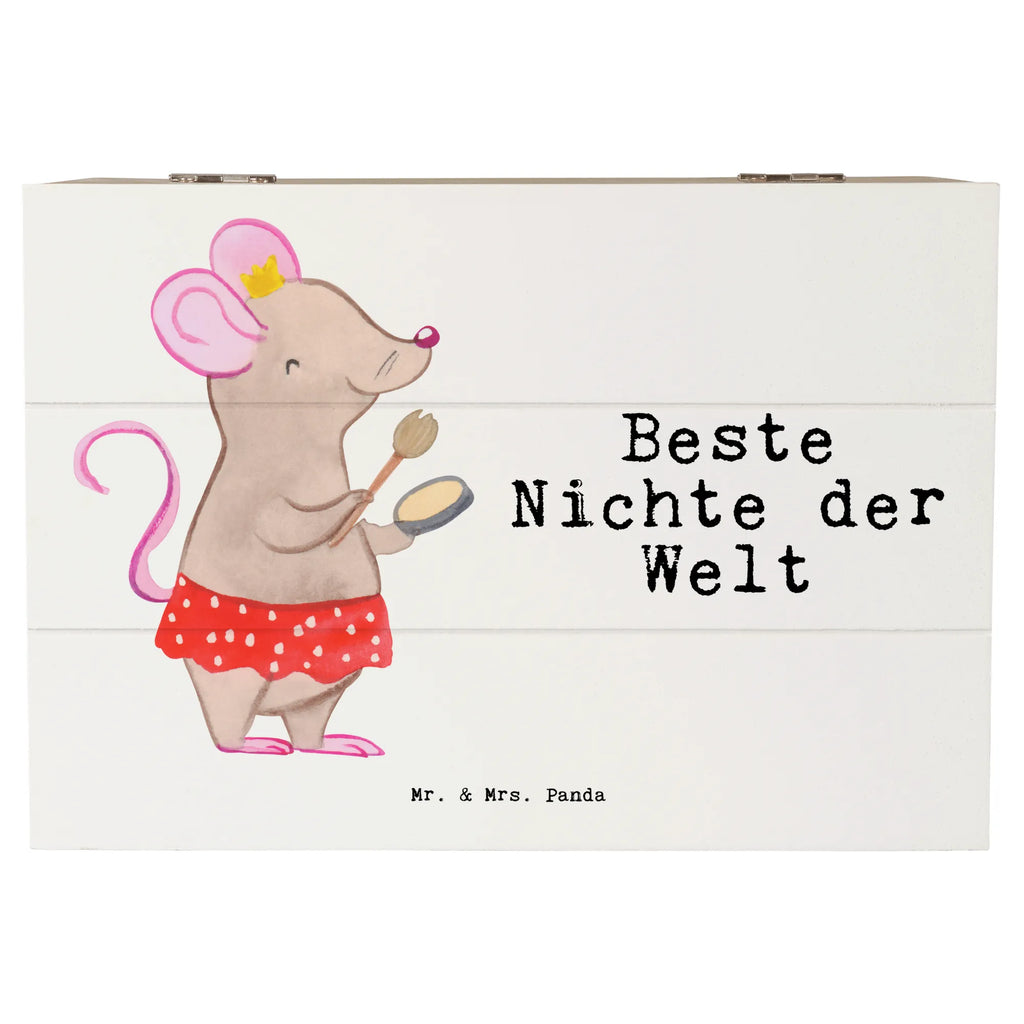 Holzkiste Maus Beste Nichte der Welt Holzkiste, Kiste, Schatzkiste, Truhe, Schatulle, XXL, Erinnerungsbox, Erinnerungskiste, Dekokiste, Aufbewahrungsbox, Geschenkbox, Geschenkdose, für, Dankeschön, Geschenk, Schenken, Geburtstag, Geburtstagsgeschenk, Geschenkidee, Danke, Bedanken, Mitbringsel, Freude machen, Geschenktipp, Nichte, Onkel, Tante, Patentante, Patenonkel, Patenkind, Taufe, Tochter der Schwester, Tochter des Bruders, Beste