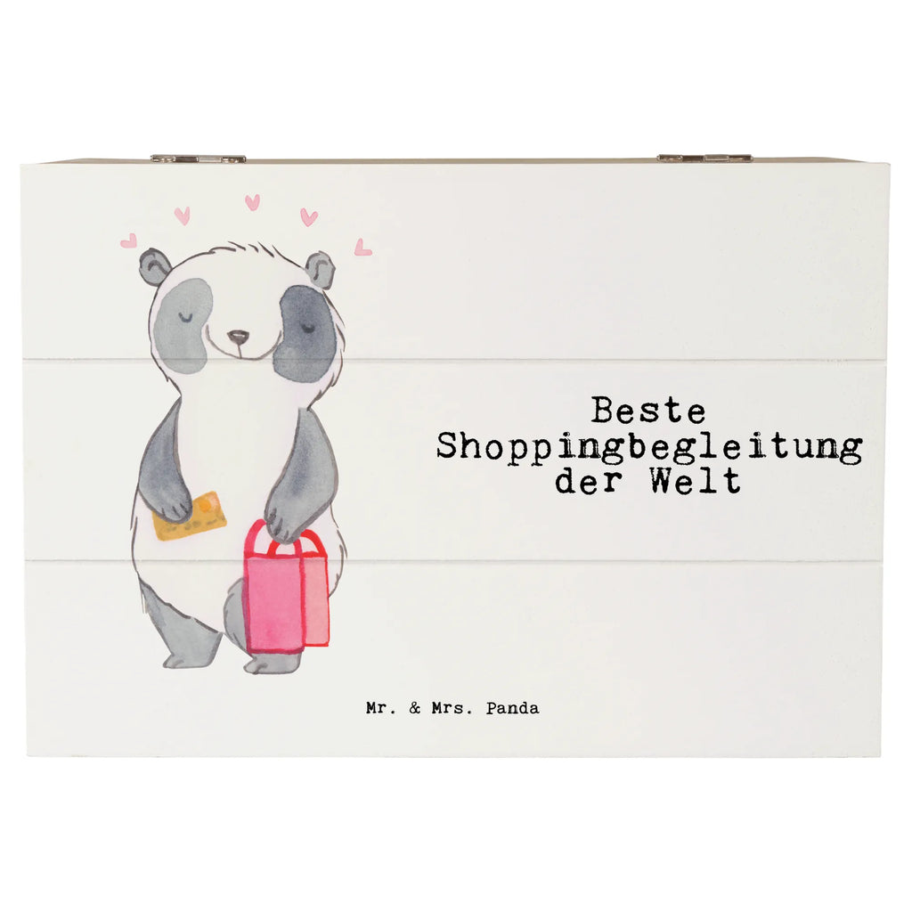 Holzkiste Panda Beste Shoppingbegleitung der Welt Holzkiste, Kiste, Schatzkiste, Truhe, Schatulle, XXL, Erinnerungsbox, Erinnerungskiste, Dekokiste, Aufbewahrungsbox, Geschenkbox, Geschenkdose, für, Dankeschön, Geschenk, Schenken, Geburtstag, Geburtstagsgeschenk, Geschenkidee, Danke, Bedanken, Mitbringsel, Freude machen, Geschenktipp, Shoppingbegleitung, Shoppingpartner, Begleitung, Shoppen, Partner, Freundin, Freund, bff, Shopping, Einkaufen, Shopping-Queen, Queen, Bester