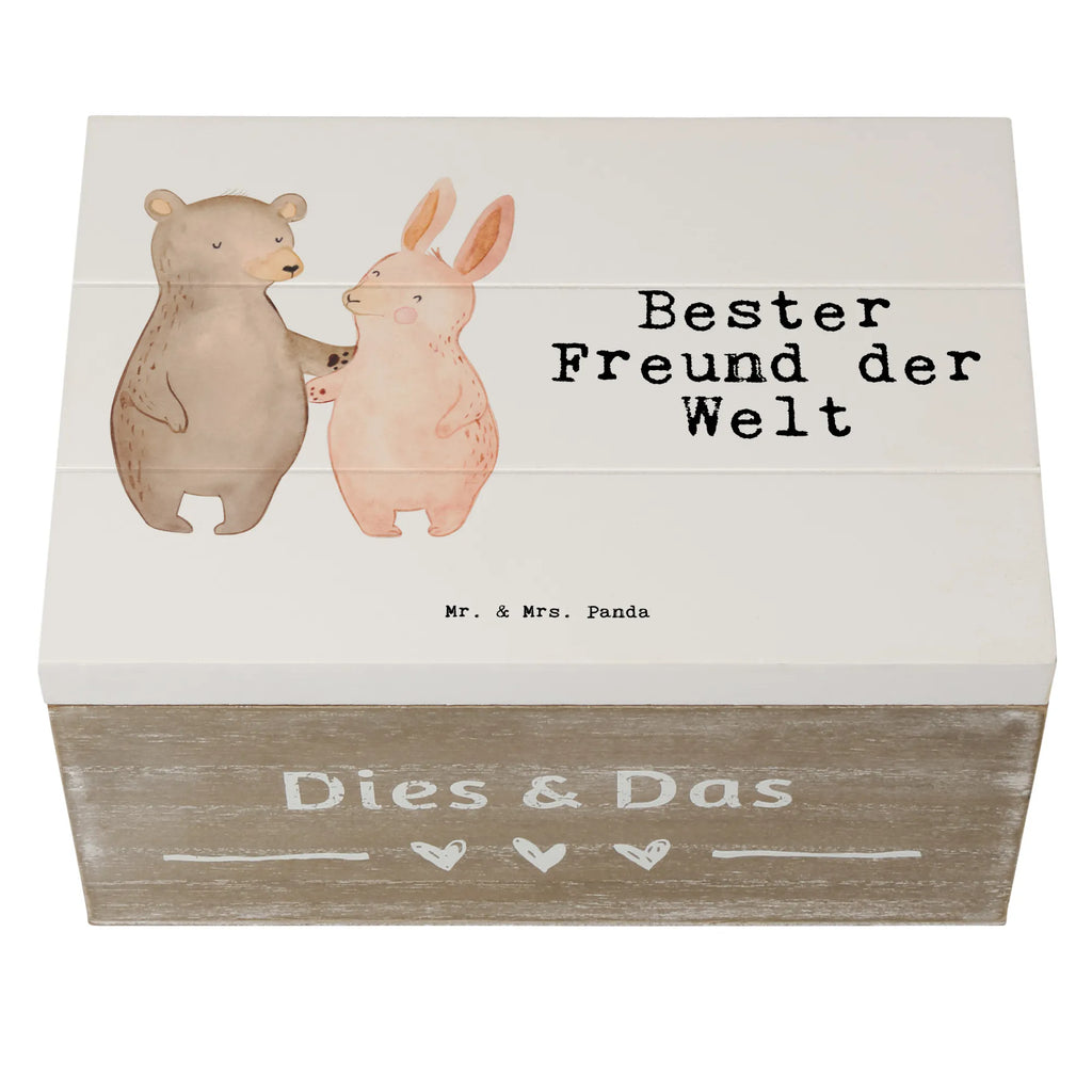 Holzkiste Hase Bester Freund der Welt Holzkiste, Kiste, Schatzkiste, Truhe, Schatulle, XXL, Erinnerungsbox, Erinnerungskiste, Dekokiste, Aufbewahrungsbox, Geschenkbox, Geschenkdose, für, Dankeschön, Geschenk, Schenken, Geburtstag, Geburtstagsgeschenk, Geschenkidee, Danke, Bedanken, Mitbringsel, Freude machen, Geschenktipp, Freund, Mann, Ehemann, Kumpel, Bro, Lebensgefährte, Partner, Lieblingsmensch, Liebe, Herz, Love