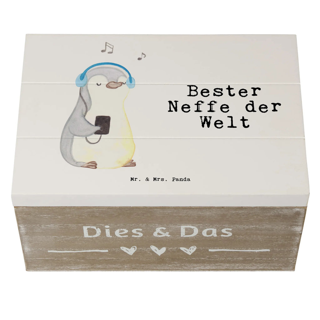 Holzkiste Pinguin Bester Neffe der Welt Holzkiste, Kiste, Schatzkiste, Truhe, Schatulle, XXL, Erinnerungsbox, Erinnerungskiste, Dekokiste, Aufbewahrungsbox, Geschenkbox, Geschenkdose, für, Dankeschön, Geschenk, Schenken, Geburtstag, Geburtstagsgeschenk, Geschenkidee, Danke, Bedanken, Mitbringsel, Freude machen, Geschenktipp, Neffe, Onkel, Tante, Patentante, Patentonkel, Patenkind, Taufe, Sohn der Schwester, Sohn des Bruders, Bester