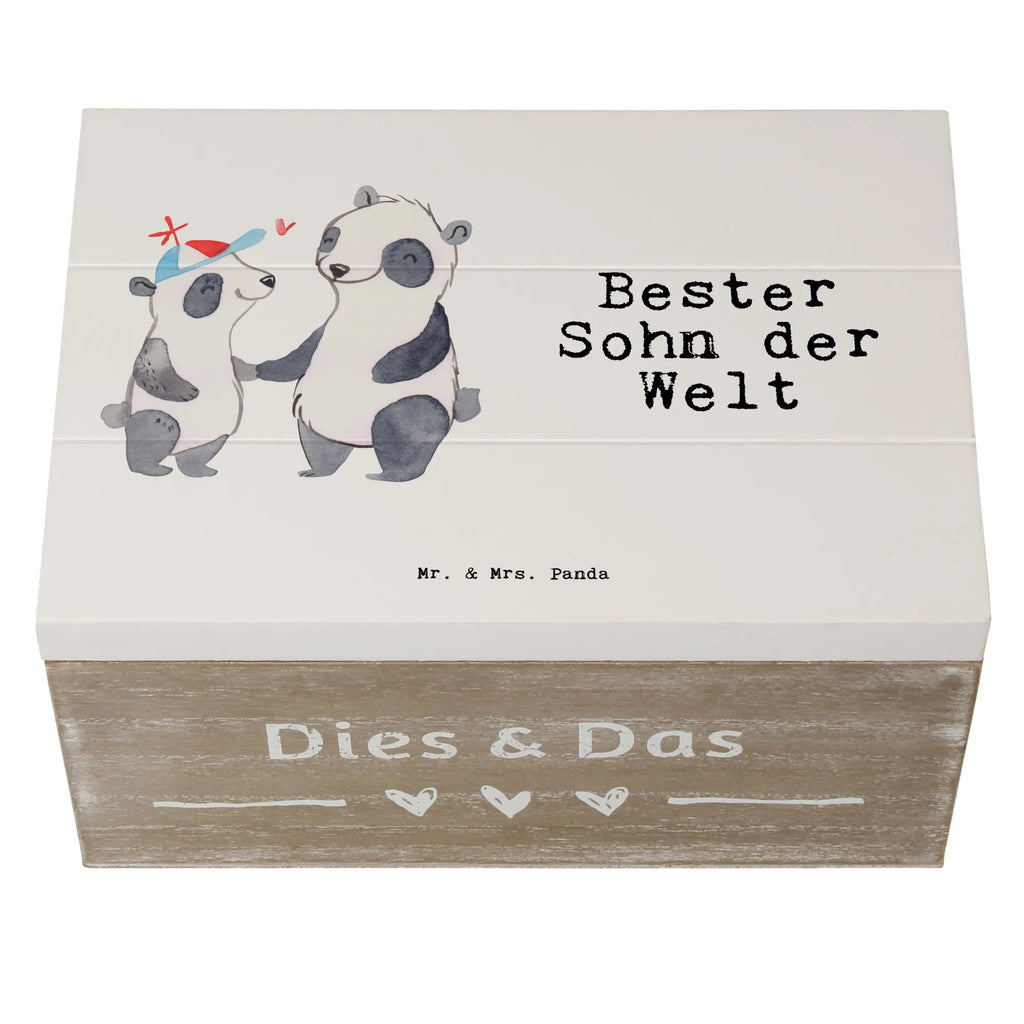 Holzkiste Panda Bester Sohn der Welt Holzkiste, Kiste, Schatzkiste, Truhe, Schatulle, XXL, Erinnerungsbox, Erinnerungskiste, Dekokiste, Aufbewahrungsbox, Geschenkbox, Geschenkdose, für, Dankeschön, Geschenk, Schenken, Geburtstag, Geburtstagsgeschenk, Geschenkidee, Danke, Bedanken, Mitbringsel, Freude machen, Geschenktipp, Sohn, Sohnemann, Söhnchen, Bube, Bub, Nachwuchs, Nachkomme, Kind, Familie, Vater, Belohnung