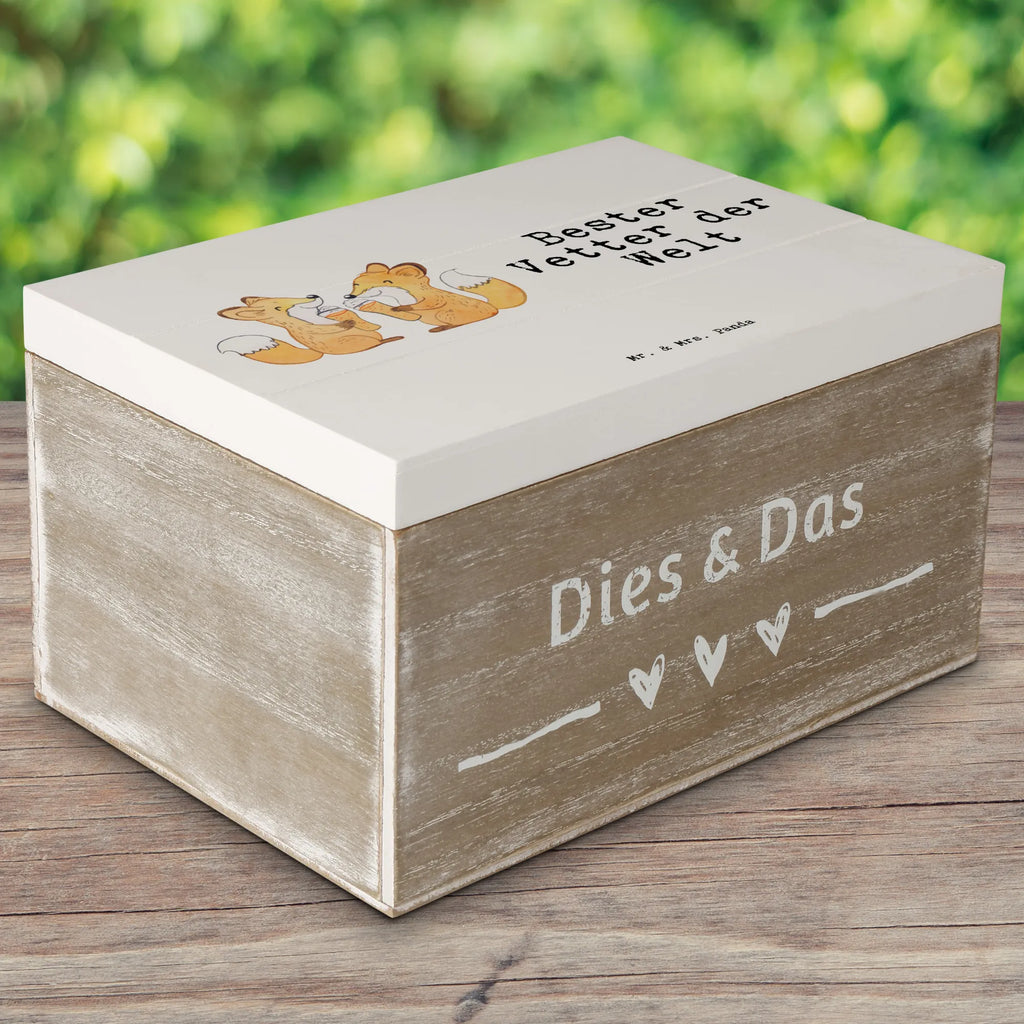 Holzkiste Fuchs Bester Vetter der Welt Holzkiste, Kiste, Schatzkiste, Truhe, Schatulle, XXL, Erinnerungsbox, Erinnerungskiste, Dekokiste, Aufbewahrungsbox, Geschenkbox, Geschenkdose, für, Dankeschön, Geschenk, Schenken, Geburtstag, Geburtstagsgeschenk, Geschenkidee, Danke, Bedanken, Mitbringsel, Freude machen, Geschenktipp, Vetter, Cousin, Kousin, Sohn von Onkel, Sohn von Tante, Familie, Verwandtschaft, Cousine