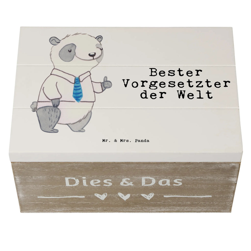 Holzkiste Panda Bester Vorgesetzter der Welt Holzkiste, Kiste, Schatzkiste, Truhe, Schatulle, XXL, Erinnerungsbox, Erinnerungskiste, Dekokiste, Aufbewahrungsbox, Geschenkbox, Geschenkdose, für, Dankeschön, Geschenk, Schenken, Geburtstag, Geburtstagsgeschenk, Geschenkidee, Danke, Bedanken, Mitbringsel, Freude machen, Geschenktipp, Chef, Boss, Abschiedsgeschenk, Abteilungsleiter, Kollege, Vorgesetzter, Vorgesetzte, Arbeit, Leiter, Arbeitgeber, Führungskraft