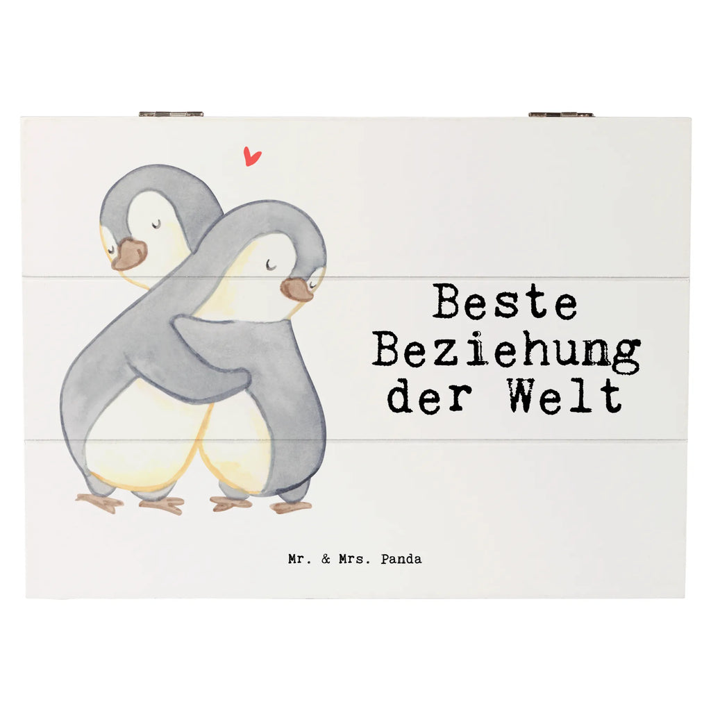 Holzkiste Pinguin Beste Beziehung der Welt Holzkiste, Kiste, Schatzkiste, Truhe, Schatulle, XXL, Erinnerungsbox, Erinnerungskiste, Dekokiste, Aufbewahrungsbox, Geschenkbox, Geschenkdose, für, Dankeschön, Geschenk, Schenken, Geburtstag, Geburtstagsgeschenk, Geschenkidee, Danke, Bedanken, Mitbringsel, Freude machen, Geschenktipp, Beziehung, Zusammen sein, Miteinander gehen, Liebe, Verlieb, Liebesgeschenk