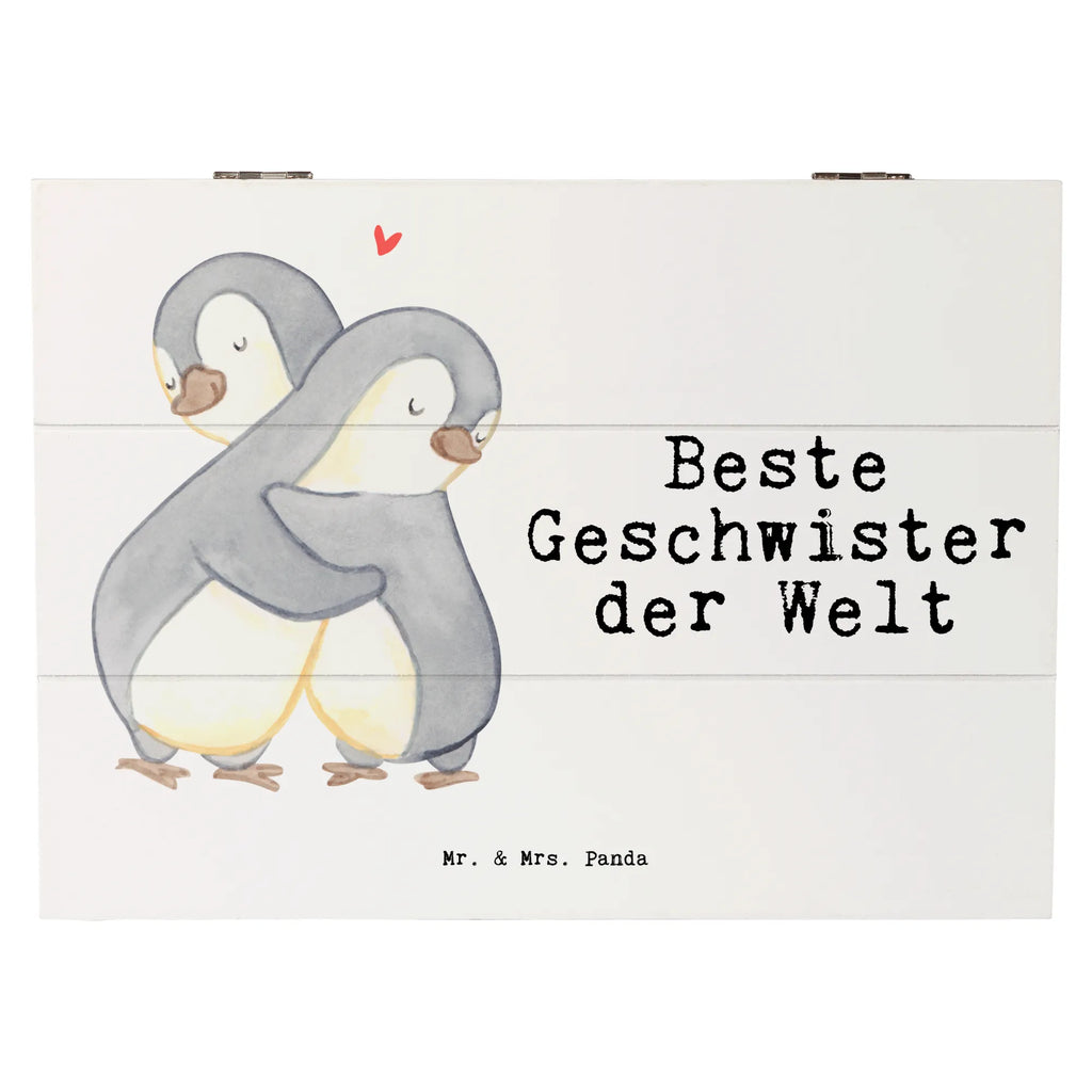 Holzkiste Pinguin Beste Geschwister der Welt Holzkiste, Kiste, Schatzkiste, Truhe, Schatulle, XXL, Erinnerungsbox, Erinnerungskiste, Dekokiste, Aufbewahrungsbox, Geschenkbox, Geschenkdose, für, Dankeschön, Geschenk, Schenken, Geburtstag, Geburtstagsgeschenk, Geschenkidee, Danke, Bedanken, Mitbringsel, Freude machen, Geschenktipp, Geschwister, Geschwisterchen, Bruder, Schwester, Schwestern, Brüder, Familie, Nachwuchs