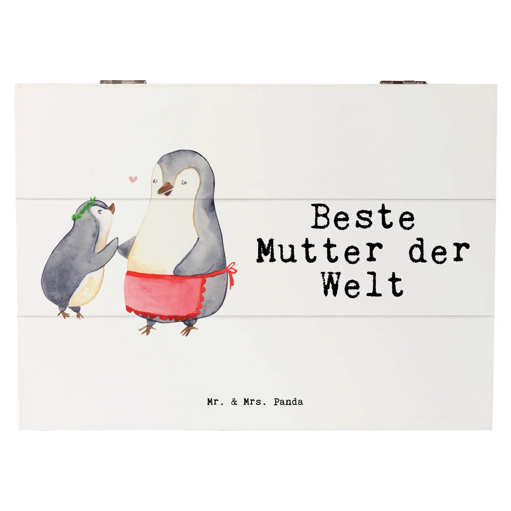 Holzkiste Pinguin Beste Mutter der Welt Holzkiste, Kiste, Schatzkiste, Truhe, Schatulle, XXL, Erinnerungsbox, Erinnerungskiste, Dekokiste, Aufbewahrungsbox, Geschenkbox, Geschenkdose, für, Dankeschön, Geschenk, Schenken, Geburtstag, Geburtstagsgeschenk, Geschenkidee, Danke, Bedanken, Mitbringsel, Freude machen, Geschenktipp, Mama, Mami, Mutter, Muttertag, Mutti, Ma, Tochter, Sohn, Beste Mama, Beste, Supermama