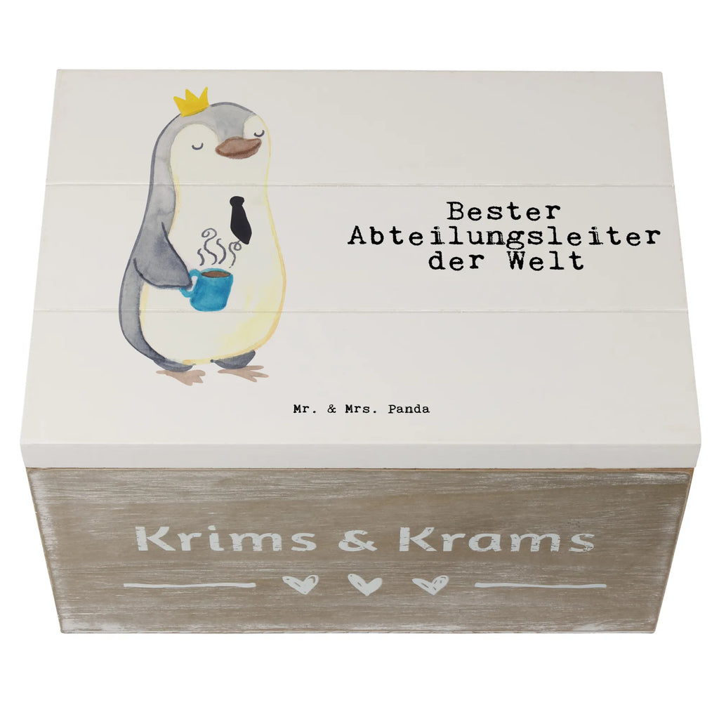 Holzkiste Pinguin Bester Abteilungsleiter der Welt Holzkiste, Kiste, Schatzkiste, Truhe, Schatulle, XXL, Erinnerungsbox, Erinnerungskiste, Dekokiste, Aufbewahrungsbox, Geschenkbox, Geschenkdose, für, Dankeschön, Geschenk, Schenken, Geburtstag, Geburtstagsgeschenk, Geschenkidee, Danke, Bedanken, Mitbringsel, Freude machen, Geschenktipp, Abteilungsleiter, Leiter, Geschäftsführer, Vorgesetzter, Kollege, Arbeit, Büro, Abschiedsgeschenk, Ruhestand, Abschied, Chef