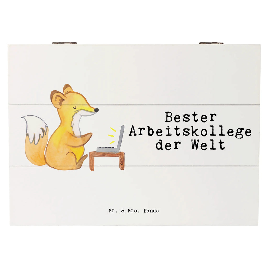 Holzkiste Fuchs Bester Arbeitskollege der Welt Holzkiste, Kiste, Schatzkiste, Truhe, Schatulle, XXL, Erinnerungsbox, Erinnerungskiste, Dekokiste, Aufbewahrungsbox, Geschenkbox, Geschenkdose, für, Dankeschön, Geschenk, Schenken, Geburtstag, Geburtstagsgeschenk, Geschenkidee, Danke, Bedanken, Mitbringsel, Freude machen, Geschenktipp, Arbeitskollege, Kollege, Büro, Abschiedsgeschenk, Ruhestand, Arbeit, Mitarbeiter, Berufsgenosse, Beruf