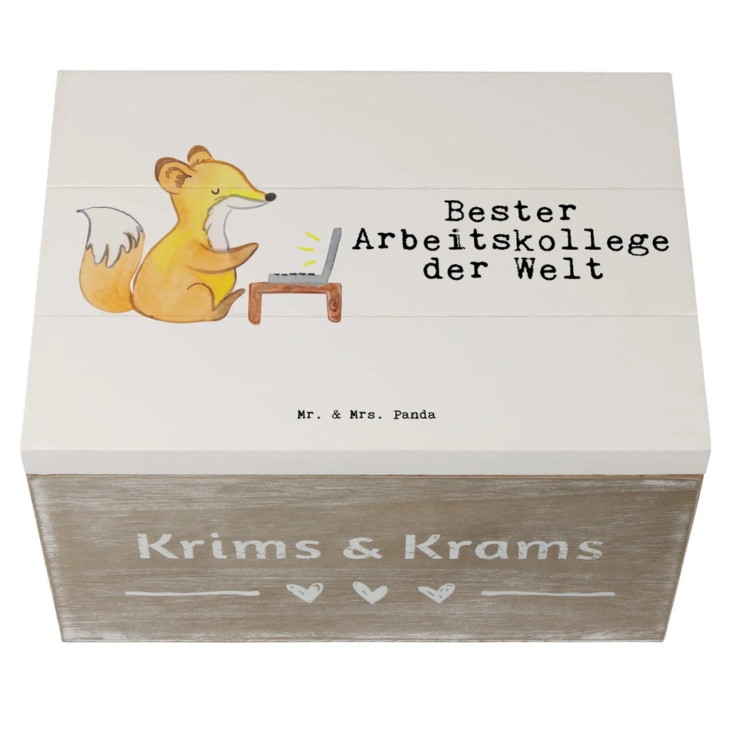 Holzkiste Fuchs Bester Arbeitskollege der Welt Holzkiste, Kiste, Schatzkiste, Truhe, Schatulle, XXL, Erinnerungsbox, Erinnerungskiste, Dekokiste, Aufbewahrungsbox, Geschenkbox, Geschenkdose, für, Dankeschön, Geschenk, Schenken, Geburtstag, Geburtstagsgeschenk, Geschenkidee, Danke, Bedanken, Mitbringsel, Freude machen, Geschenktipp, Arbeitskollege, Kollege, Büro, Abschiedsgeschenk, Ruhestand, Arbeit, Mitarbeiter, Berufsgenosse, Beruf