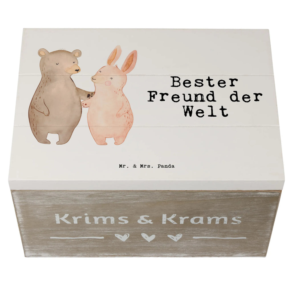 Holzkiste Hase Bester Freund der Welt Holzkiste, Kiste, Schatzkiste, Truhe, Schatulle, XXL, Erinnerungsbox, Erinnerungskiste, Dekokiste, Aufbewahrungsbox, Geschenkbox, Geschenkdose, für, Dankeschön, Geschenk, Schenken, Geburtstag, Geburtstagsgeschenk, Geschenkidee, Danke, Bedanken, Mitbringsel, Freude machen, Geschenktipp, Freund, Mann, Ehemann, Kumpel, Bro, Lebensgefährte, Partner, Lieblingsmensch, Liebe, Herz, Love