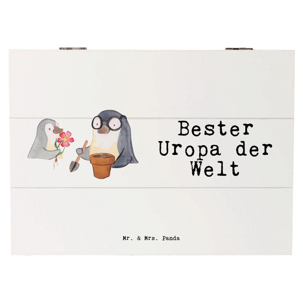 Holzkiste Pinguin Bester Uropa der Welt Holzkiste, Kiste, Schatzkiste, Truhe, Schatulle, XXL, Erinnerungsbox, Erinnerungskiste, Dekokiste, Aufbewahrungsbox, Geschenkbox, Geschenkdose, für, Dankeschön, Geschenk, Schenken, Geburtstag, Geburtstagsgeschenk, Geschenkidee, Danke, Bedanken, Mitbringsel, Freude machen, Geschenktipp, Uropa, Uhropa, Ur Opa, Urgroßeltern, Grossvater, Großvater, Opa, Opi. Großpapa, Großeltern, Enkel, Enkelin, Enkelkind, Kleinigkeit, Oppa, Oppi, Bester, Uropa Mitbringsel