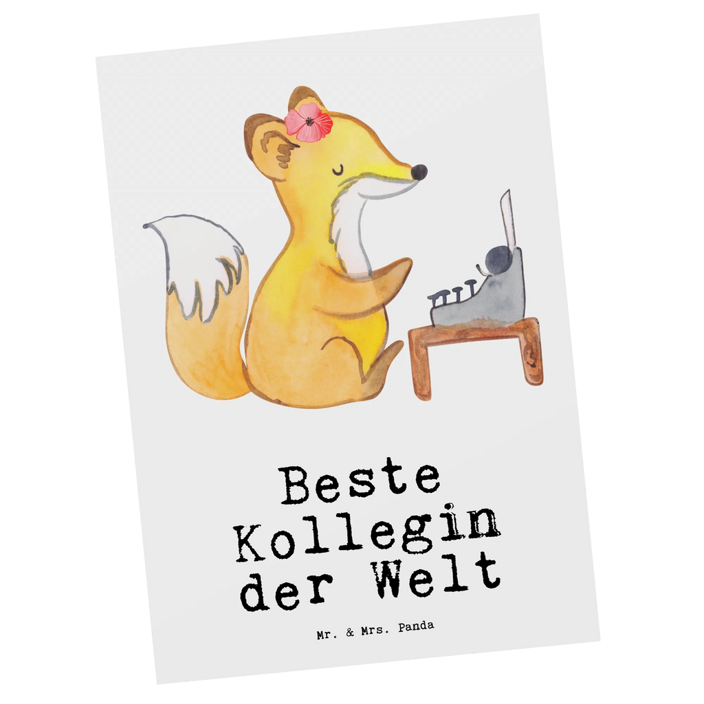 Postkarte Fuchs Beste Kollegin der Welt Postkarte, Karte, Geschenkkarte, Grußkarte, Einladung, Ansichtskarte, Geburtstagskarte, Einladungskarte, Dankeskarte, Ansichtskarten, Einladung Geburtstag, Einladungskarten Geburtstag, für, Dankeschön, Geschenk, Schenken, Geburtstag, Geburtstagsgeschenk, Geschenkidee, Danke, Bedanken, Mitbringsel, Freude machen, Geschenktipp, Arbeitskollegin, Kollegin, Freundin, Büro, Abschiedsgeschenk, Ruhestand, Arbeit, Mitarbeiterin, Berufsgenossin, Beruf