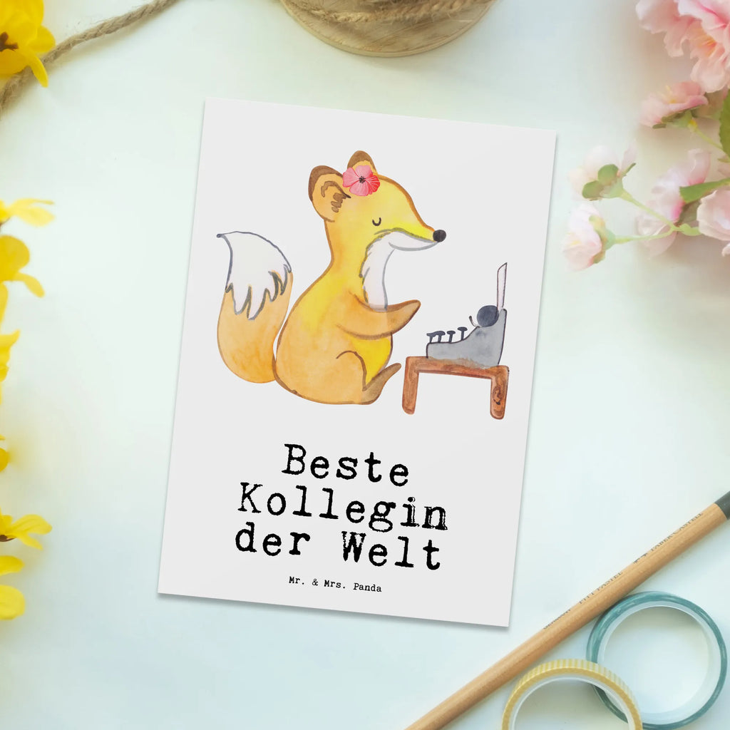 Postkarte Fuchs Beste Kollegin der Welt Postkarte, Karte, Geschenkkarte, Grußkarte, Einladung, Ansichtskarte, Geburtstagskarte, Einladungskarte, Dankeskarte, Ansichtskarten, Einladung Geburtstag, Einladungskarten Geburtstag, für, Dankeschön, Geschenk, Schenken, Geburtstag, Geburtstagsgeschenk, Geschenkidee, Danke, Bedanken, Mitbringsel, Freude machen, Geschenktipp, Arbeitskollegin, Kollegin, Freundin, Büro, Abschiedsgeschenk, Ruhestand, Arbeit, Mitarbeiterin, Berufsgenossin, Beruf