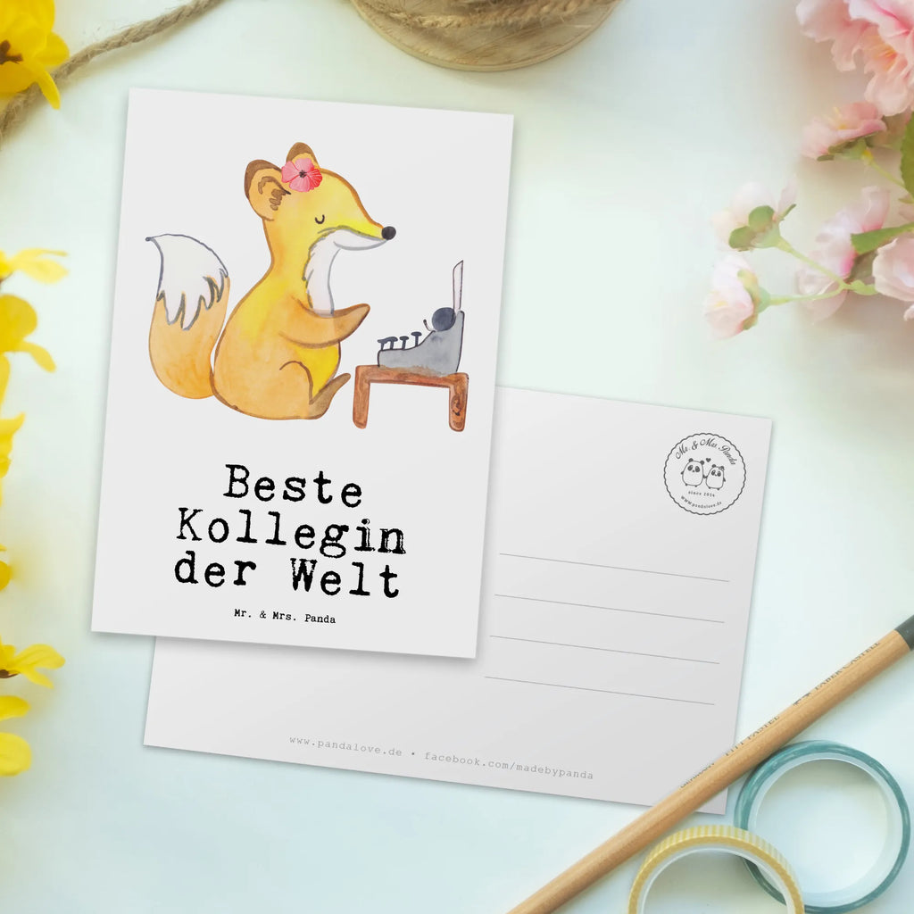 Postkarte Fuchs Beste Kollegin der Welt Postkarte, Karte, Geschenkkarte, Grußkarte, Einladung, Ansichtskarte, Geburtstagskarte, Einladungskarte, Dankeskarte, Ansichtskarten, Einladung Geburtstag, Einladungskarten Geburtstag, für, Dankeschön, Geschenk, Schenken, Geburtstag, Geburtstagsgeschenk, Geschenkidee, Danke, Bedanken, Mitbringsel, Freude machen, Geschenktipp, Arbeitskollegin, Kollegin, Freundin, Büro, Abschiedsgeschenk, Ruhestand, Arbeit, Mitarbeiterin, Berufsgenossin, Beruf